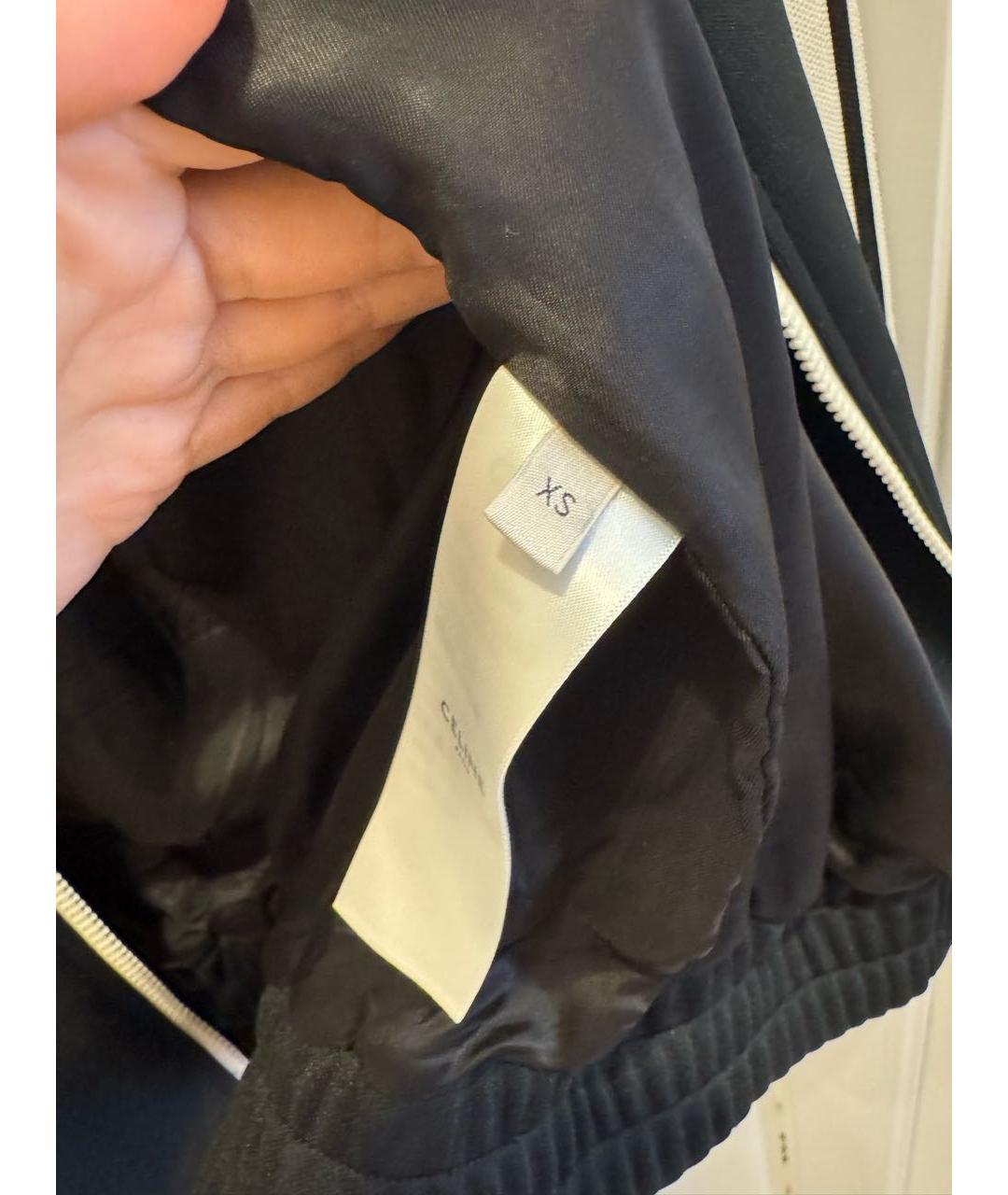 CELINE Темно-синяя полиэстеровая куртка, фото 5