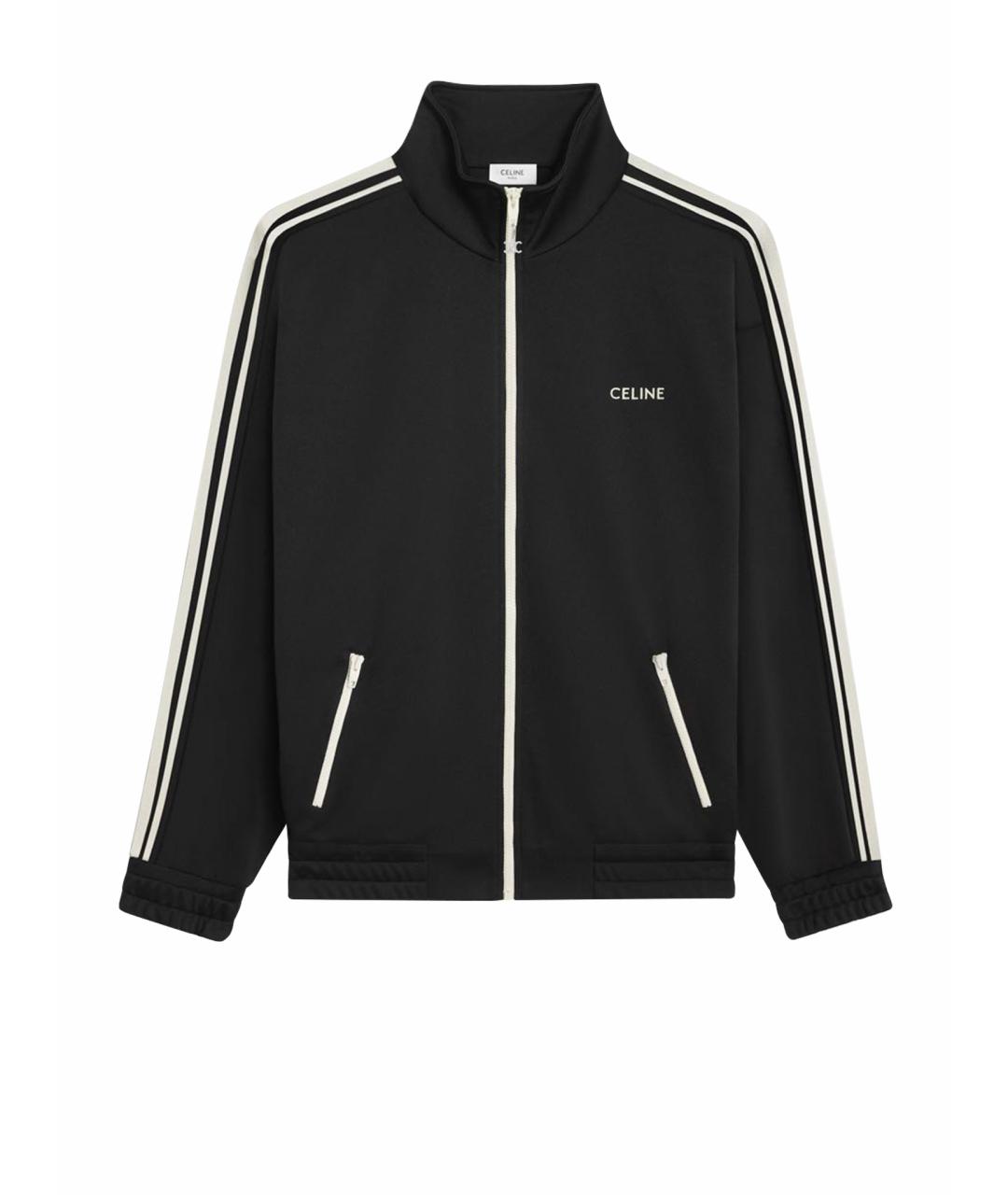 CELINE Темно-синяя полиэстеровая куртка, фото 1