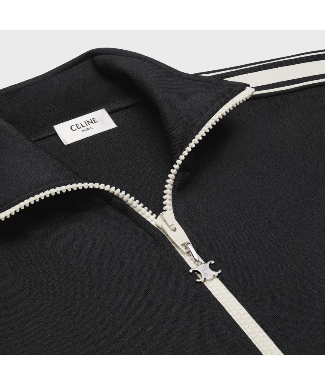 CELINE Темно-синяя полиэстеровая куртка, фото 9