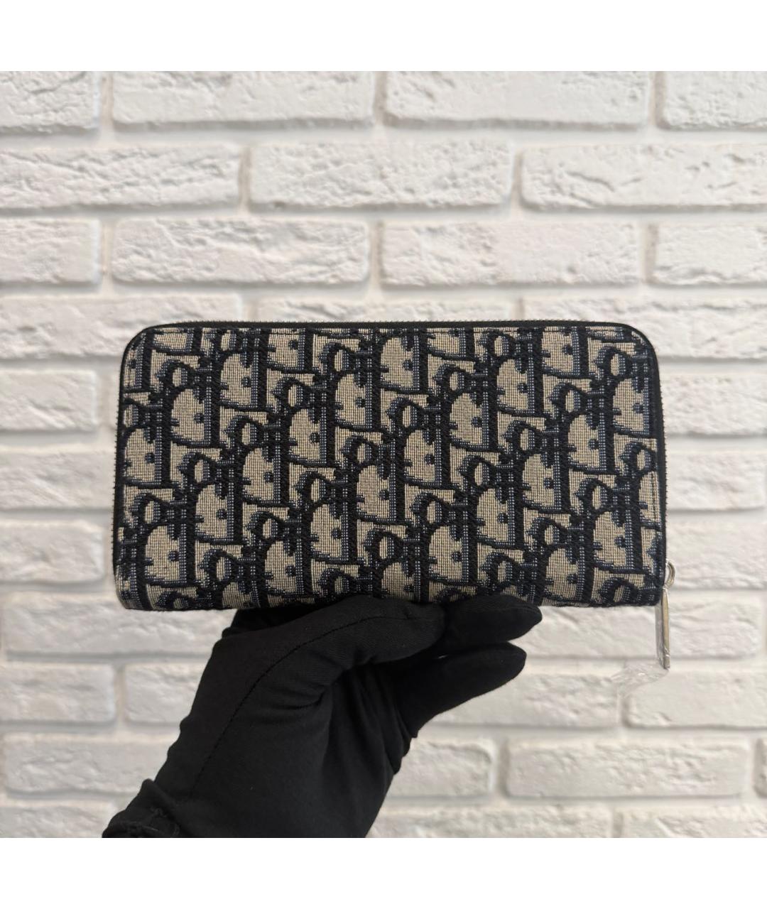 CHRISTIAN DIOR Темно-синий кошелек, фото 7