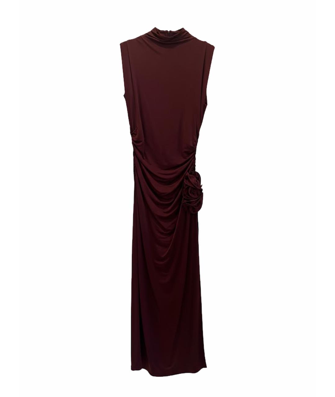 MAGDA BUTRYM Бордовое вискозное вечернее платье, фото 1
