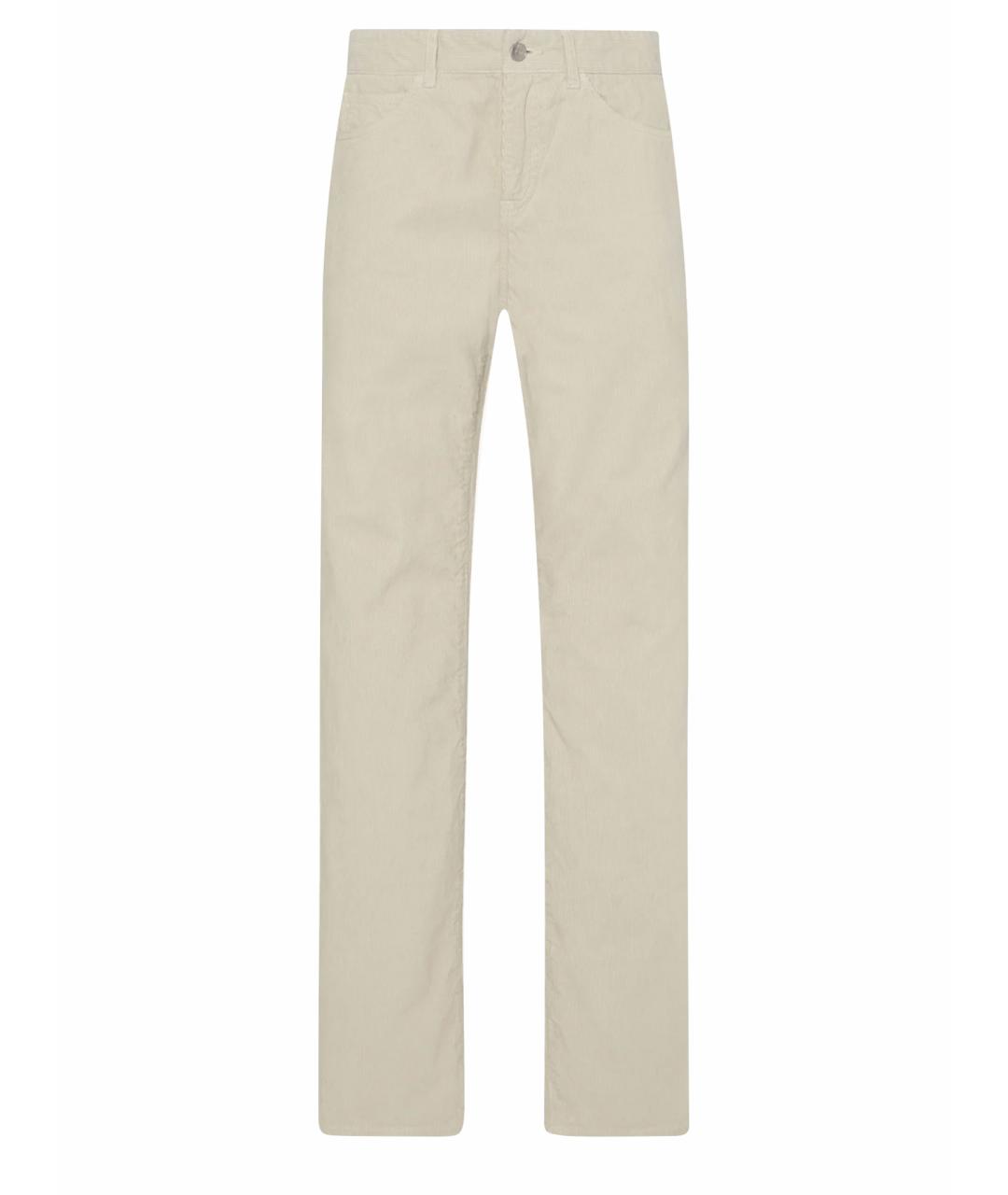 THE ROW Бежевые хлопковые прямые джинсы, фото 1