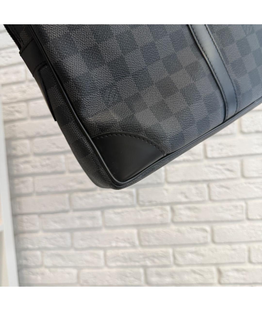 LOUIS VUITTON Черный портфель, фото 7