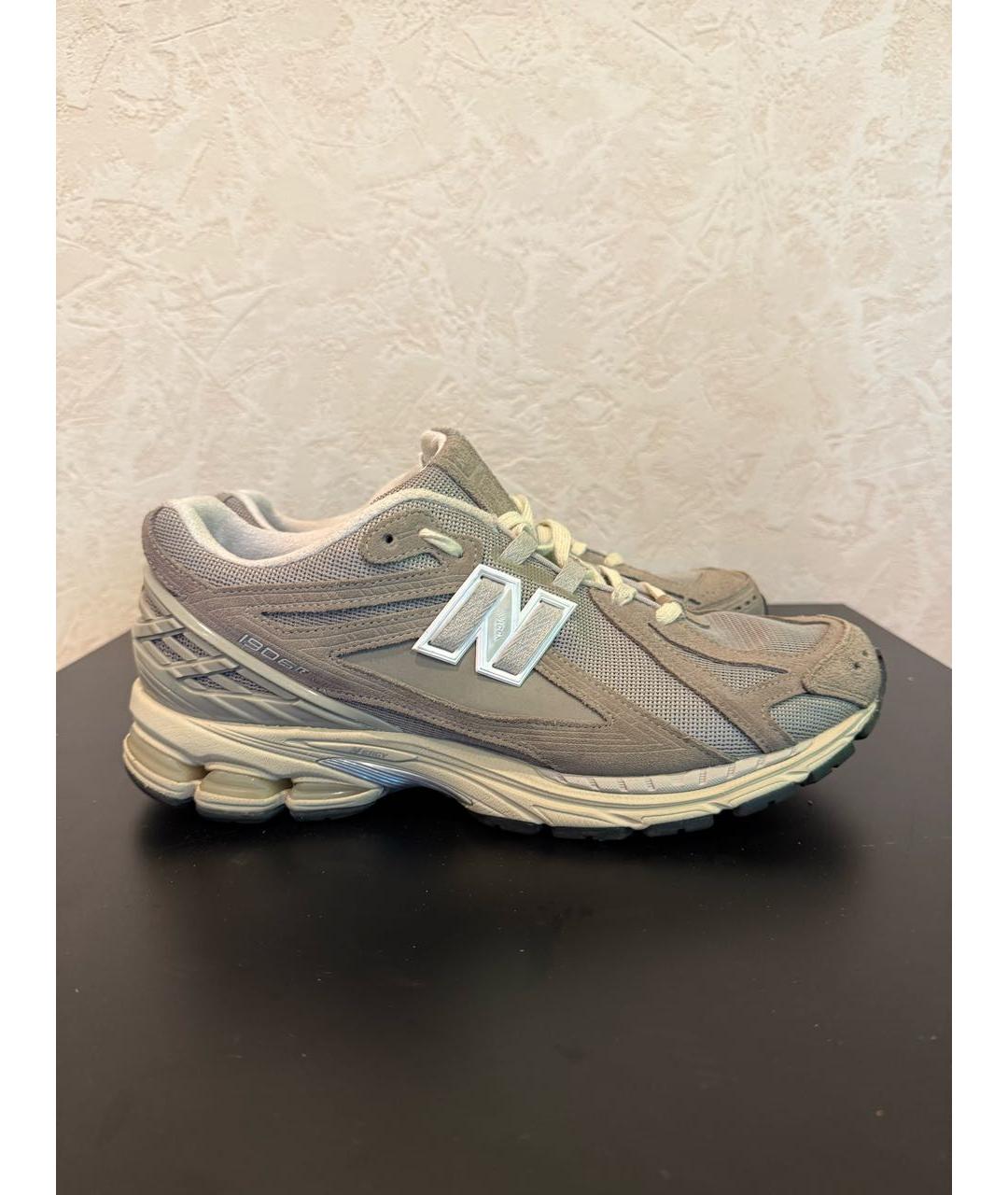 NEW BALANCE Серые замшевые низкие кроссовки / кеды, фото 4