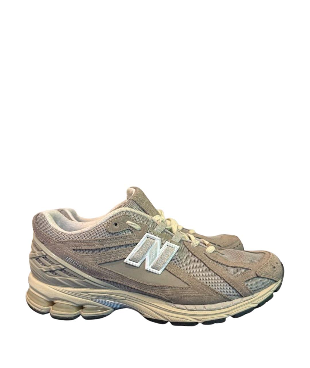 NEW BALANCE Серые замшевые низкие кроссовки / кеды, фото 1