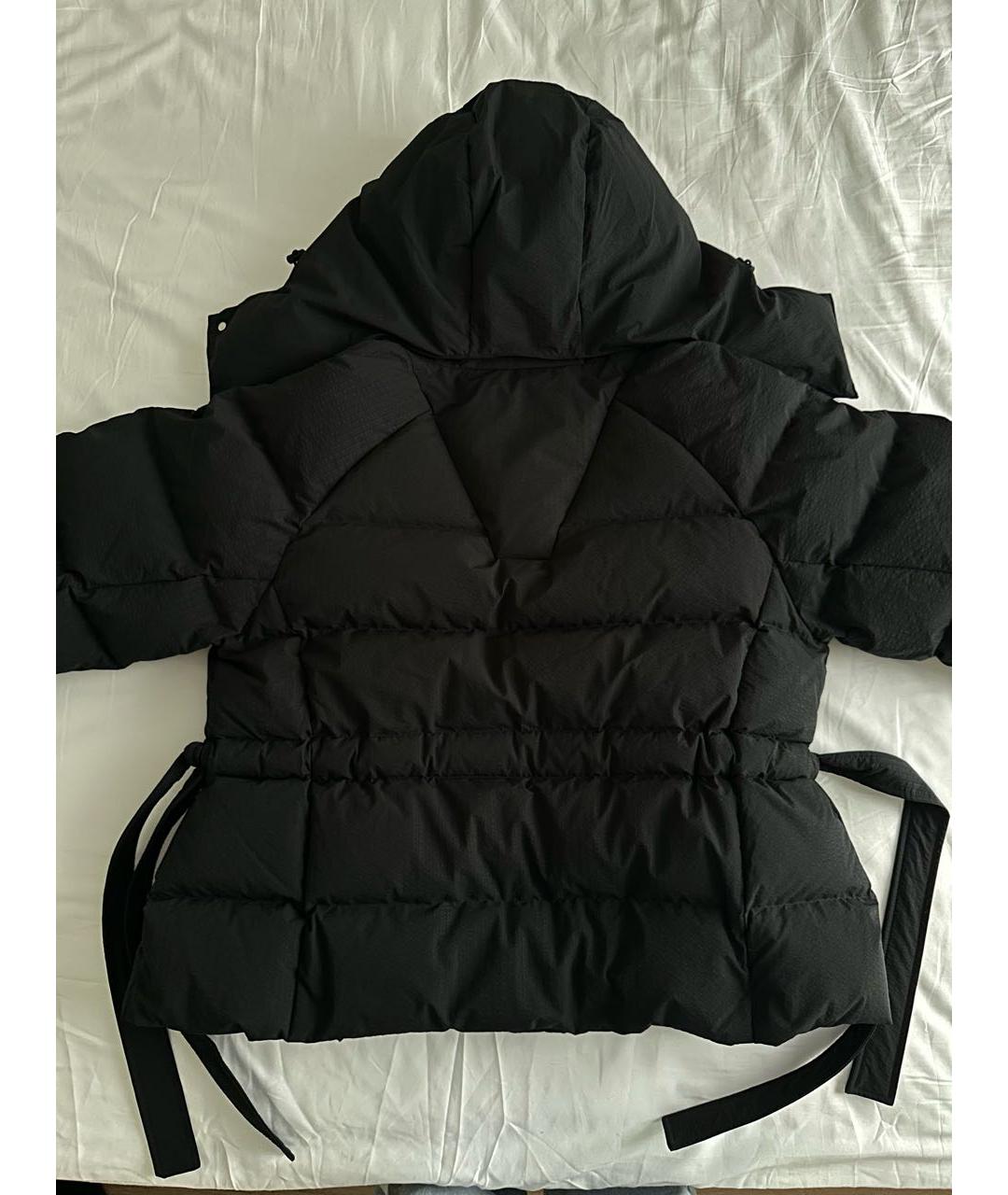 GANNI Черный полиэстеровый пуховик, фото 2
