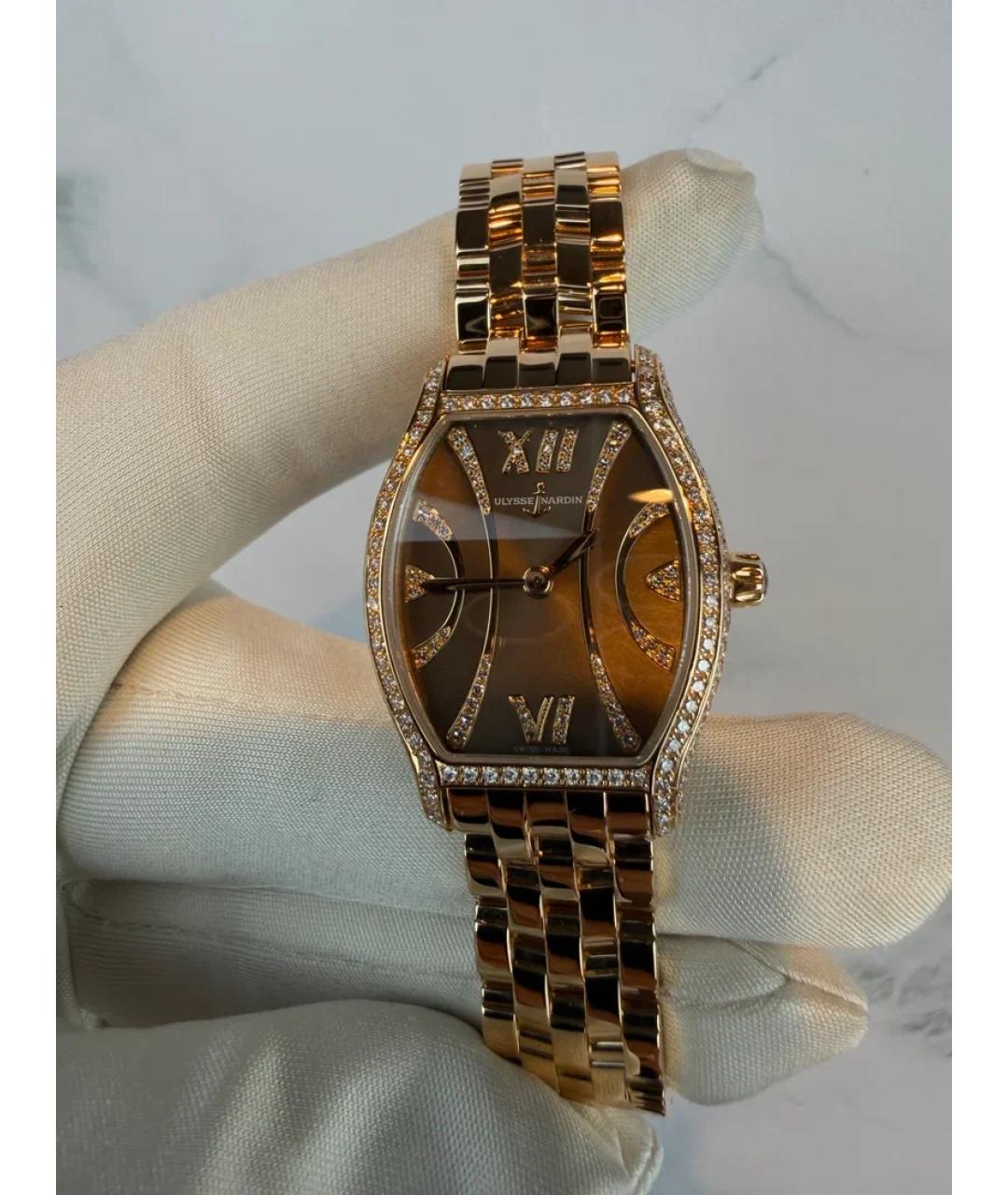 Ulysse Nardin Золотые часы из розового золота, фото 3