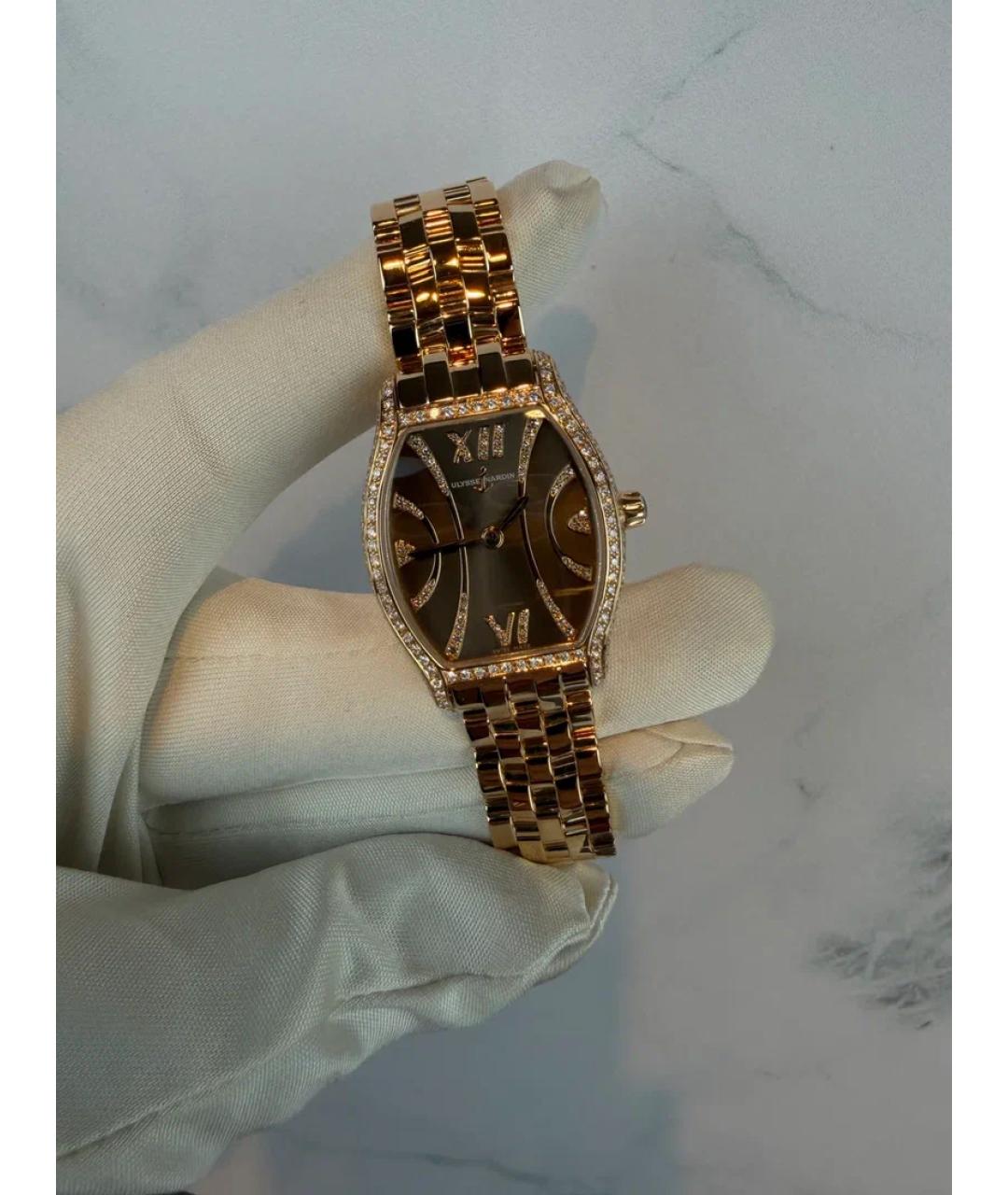 Ulysse Nardin Золотые часы из розового золота, фото 2