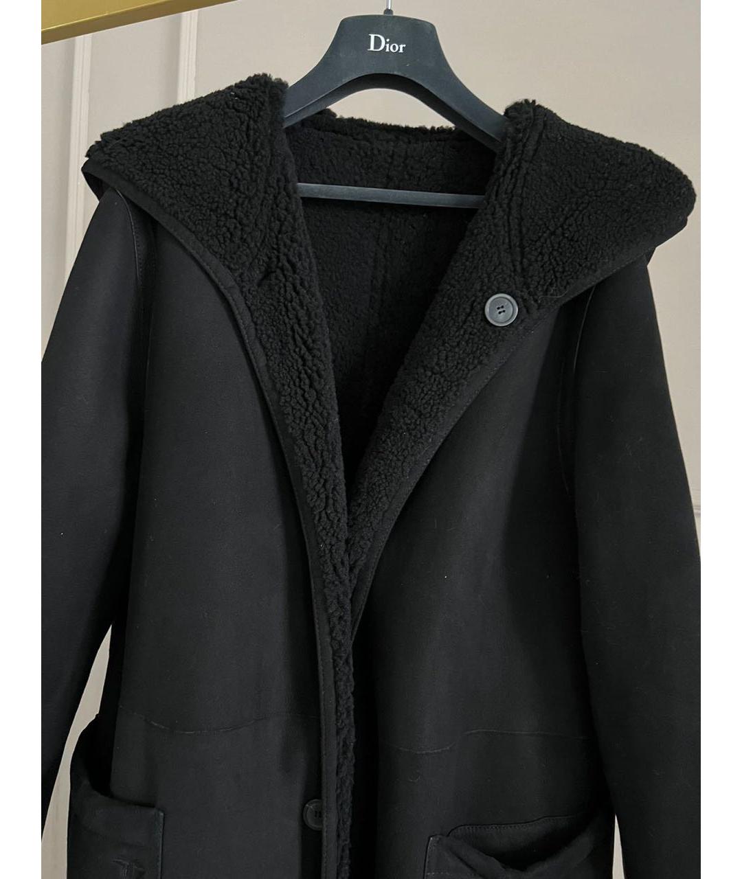 CHRISTIAN DIOR Черная дубленка, фото 4