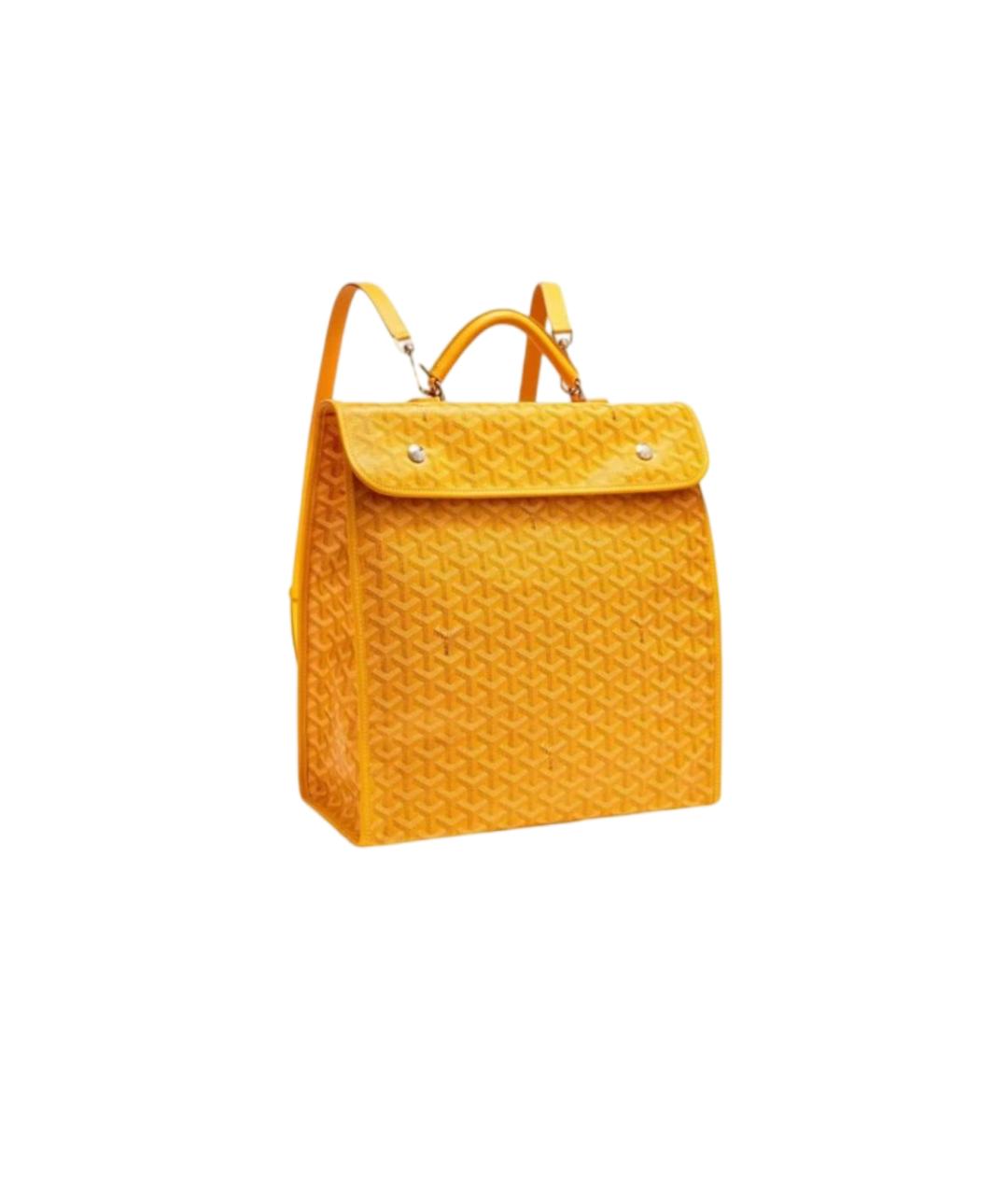GOYARD Желтый рюкзак, фото 2