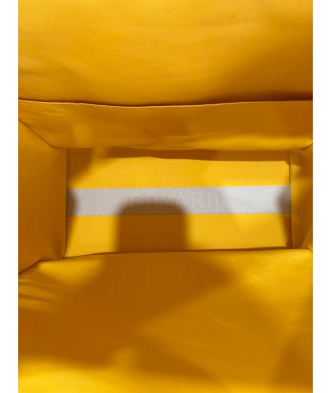 GOYARD Желтый рюкзак, фото 3