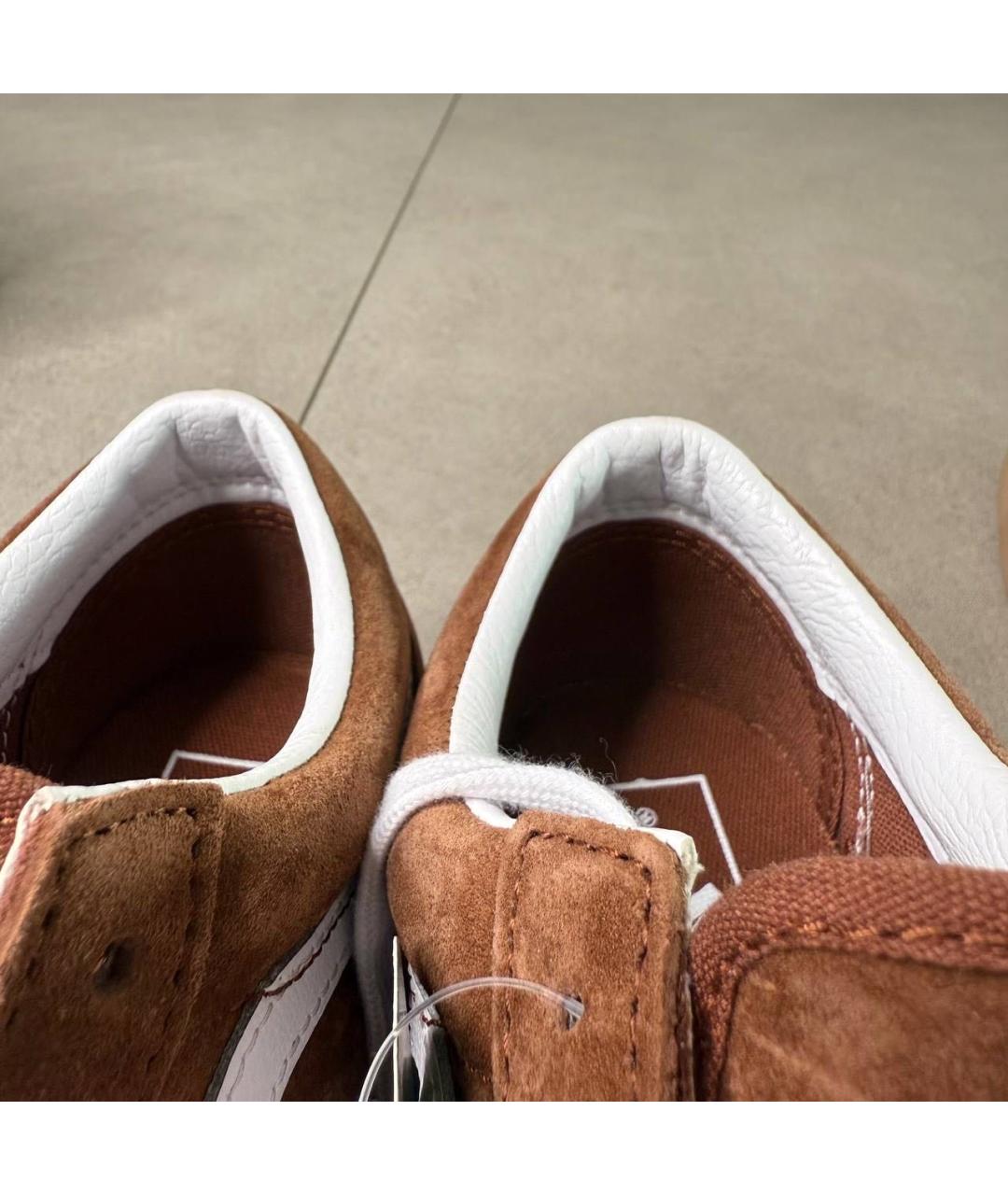 VANS Коричневые замшевые низкие кроссовки / кеды, фото 3