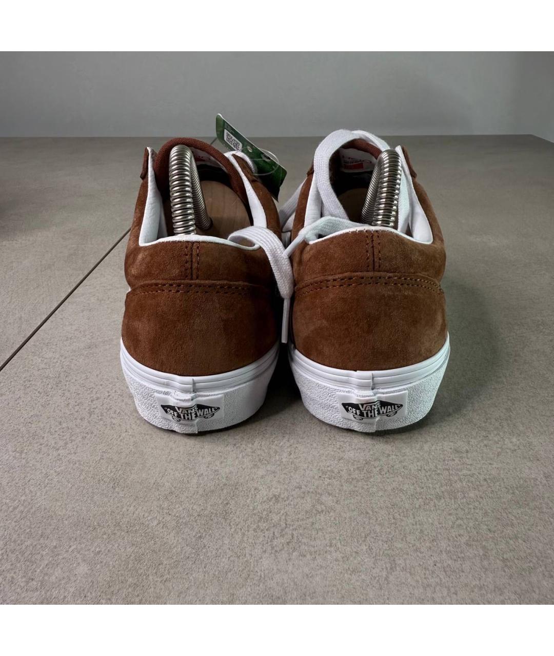 VANS Коричневые замшевые низкие кроссовки / кеды, фото 4