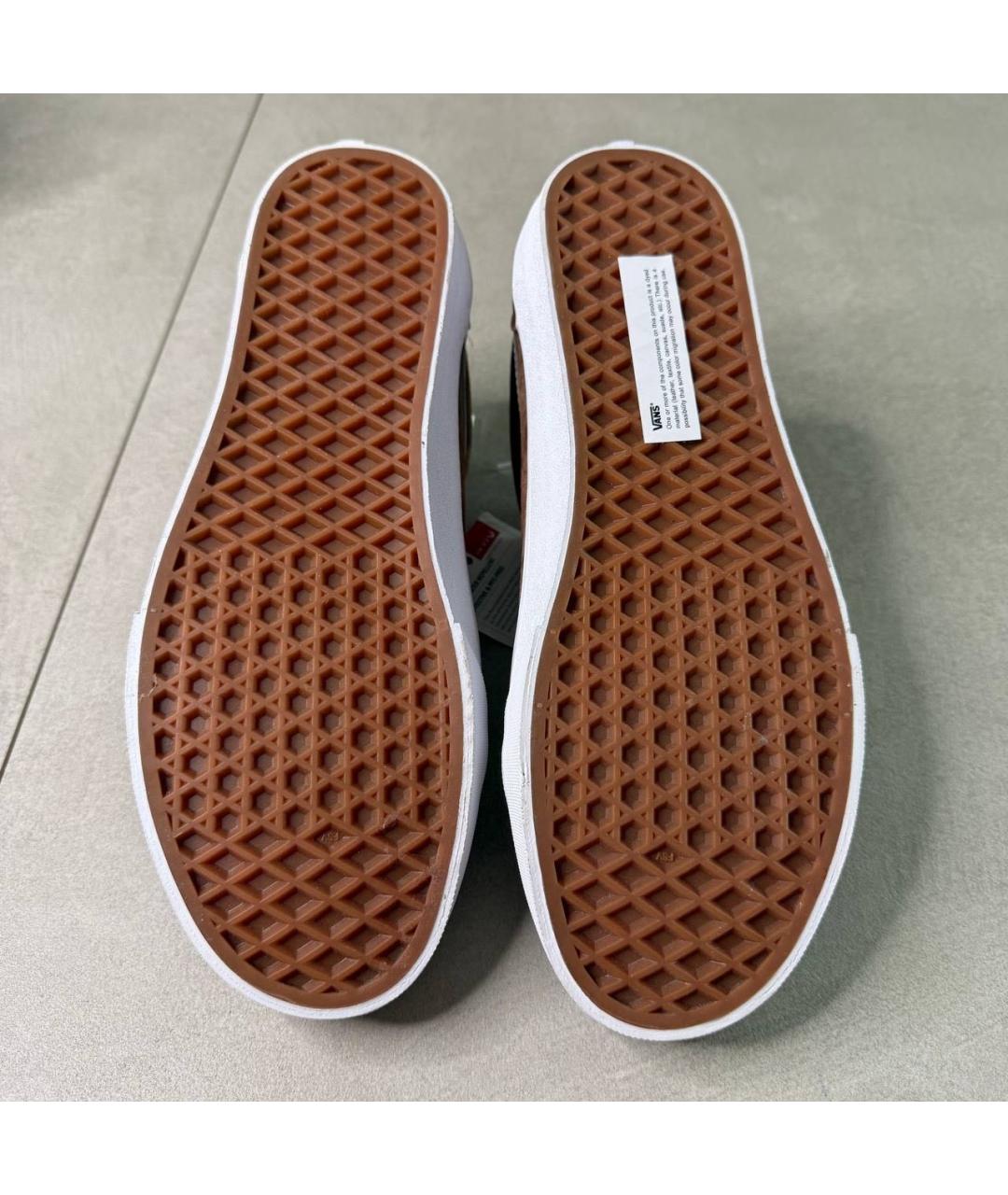 VANS Коричневые замшевые низкие кроссовки / кеды, фото 8