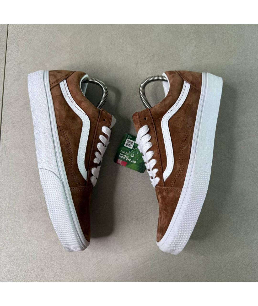 VANS Коричневые замшевые низкие кроссовки / кеды, фото 5