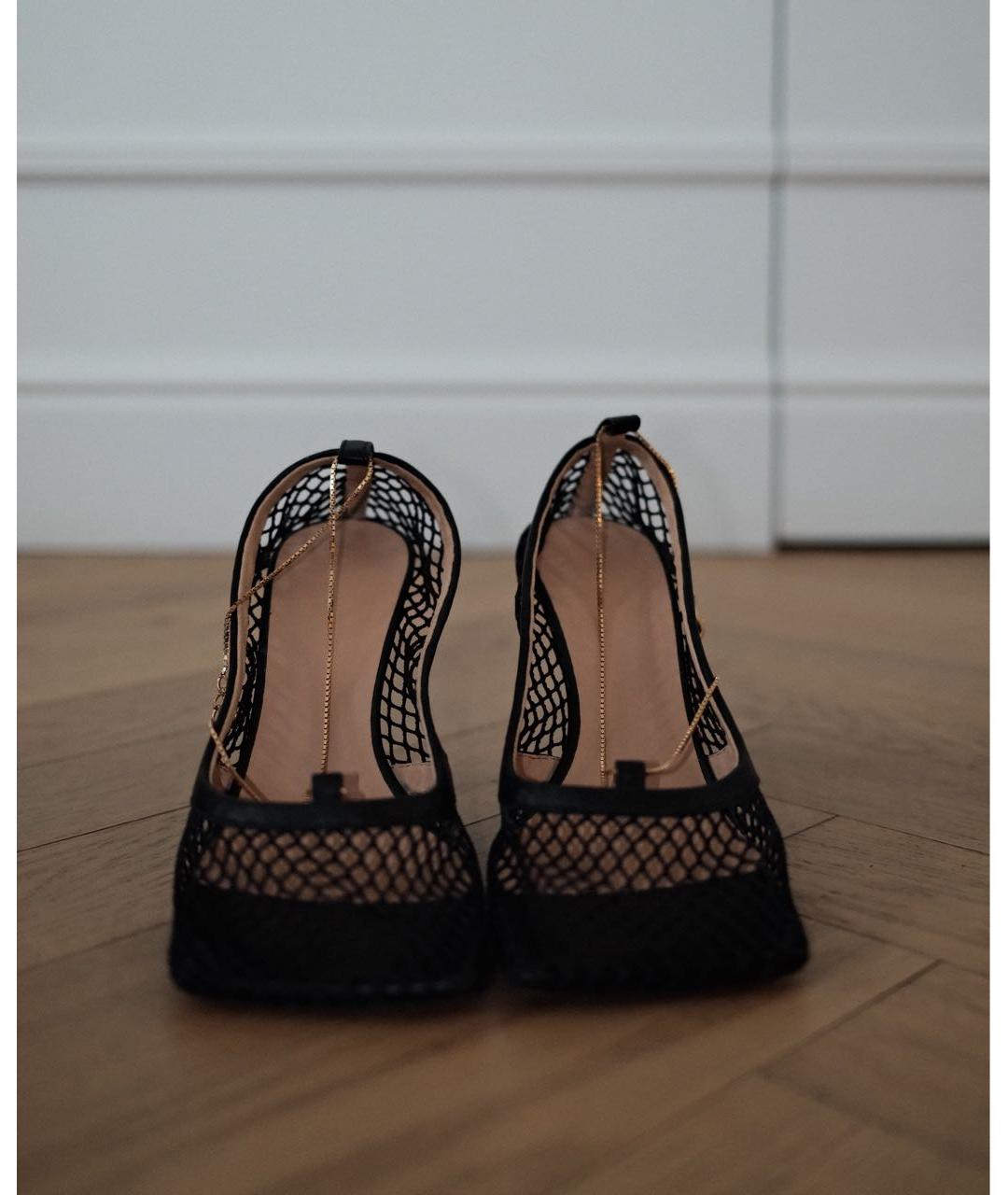 BOTTEGA VENETA Черные кожаные туфли, фото 3