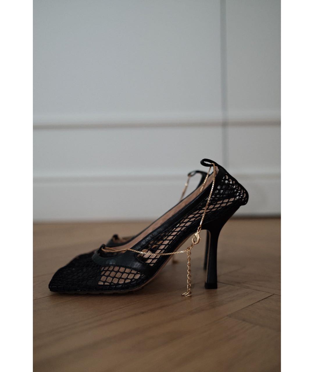 BOTTEGA VENETA Черные кожаные туфли, фото 7