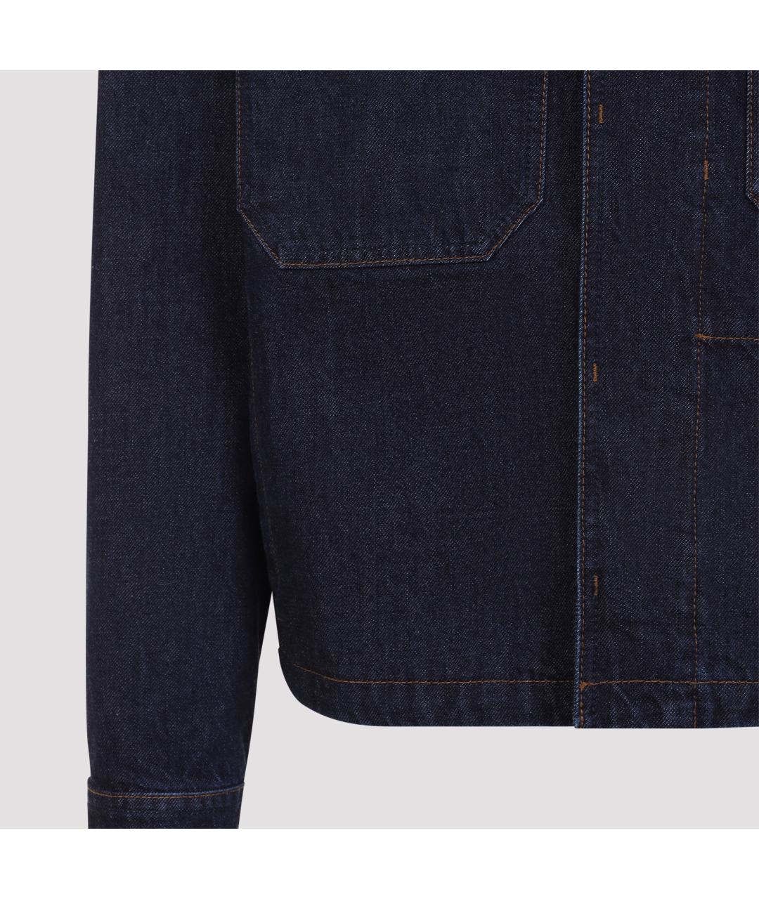 STONE ISLAND Синяя деним куртка, фото 4