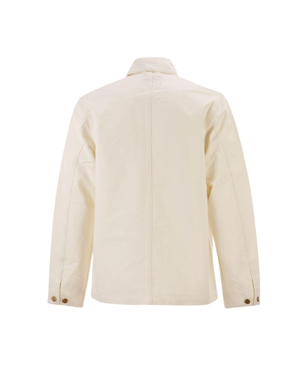 CARHARTT WIP Белая хлопковая куртка, фото 2