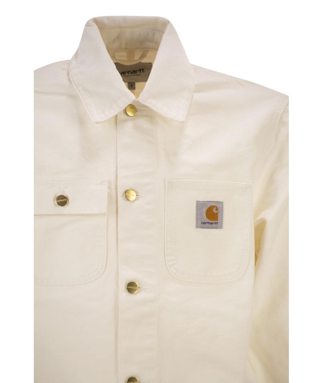 CARHARTT WIP Белая хлопковая куртка, фото 4