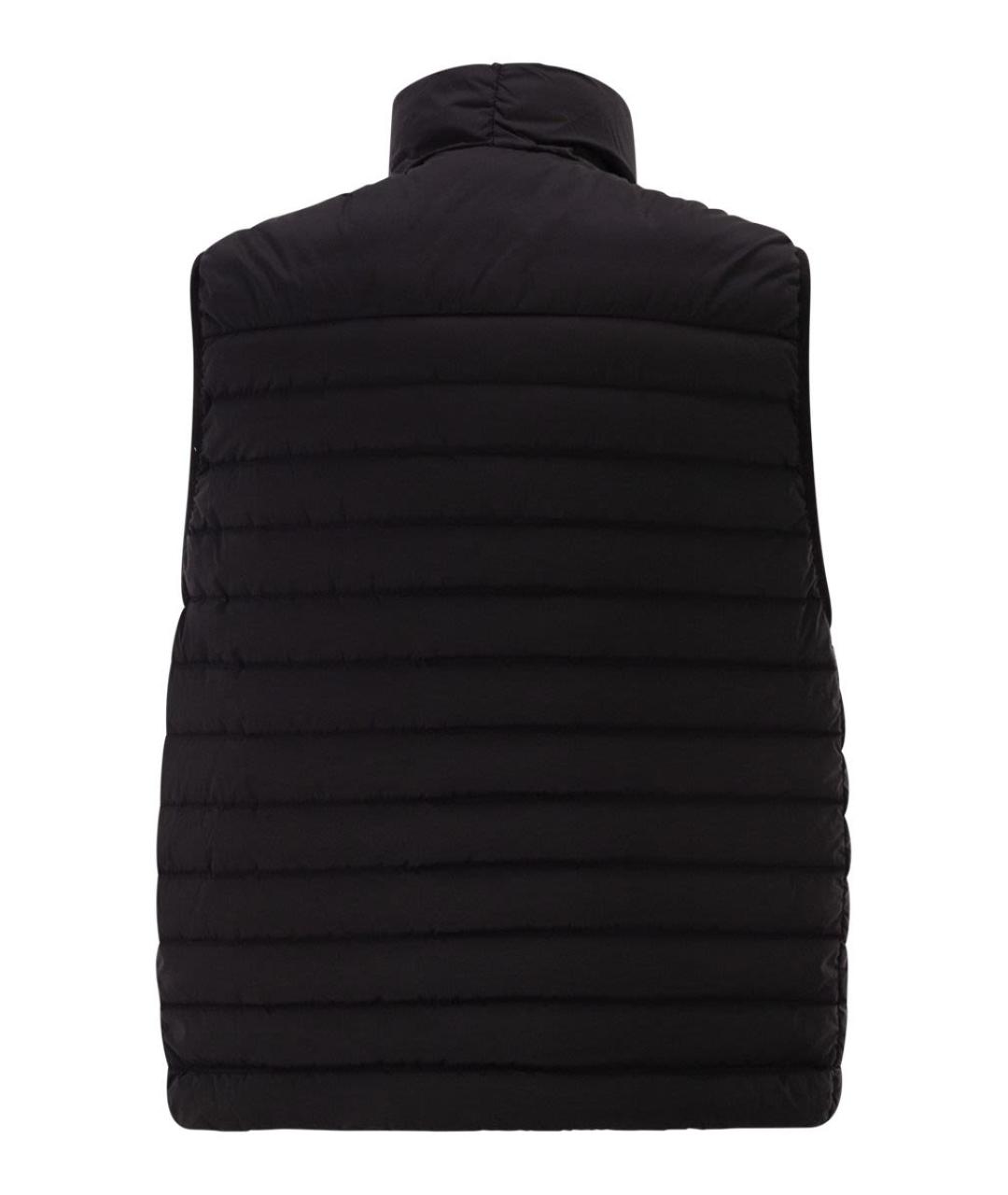 STONE ISLAND Черный полиамидовый жилет, фото 2