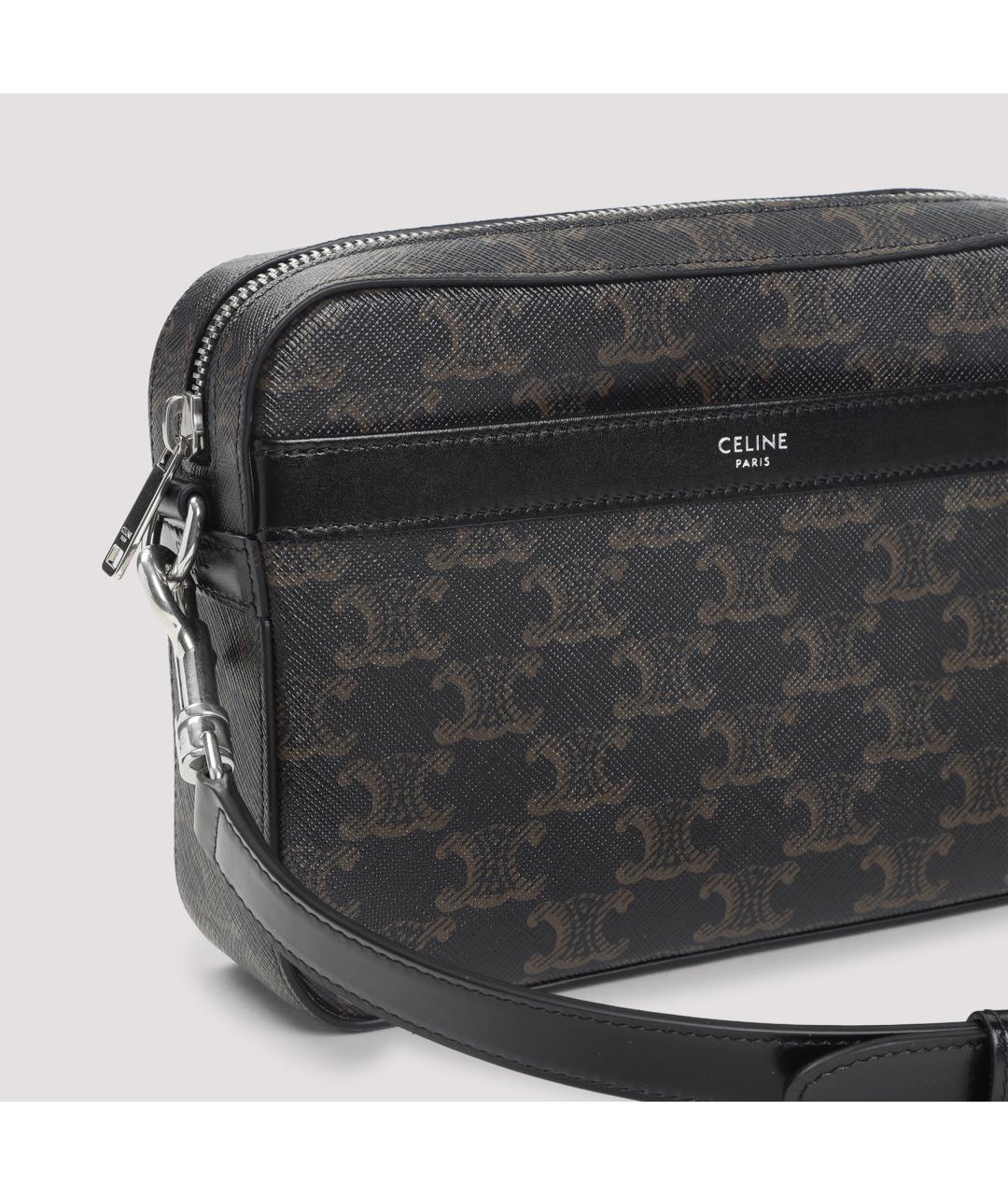 CELINE Черная сумка на плечо, фото 3