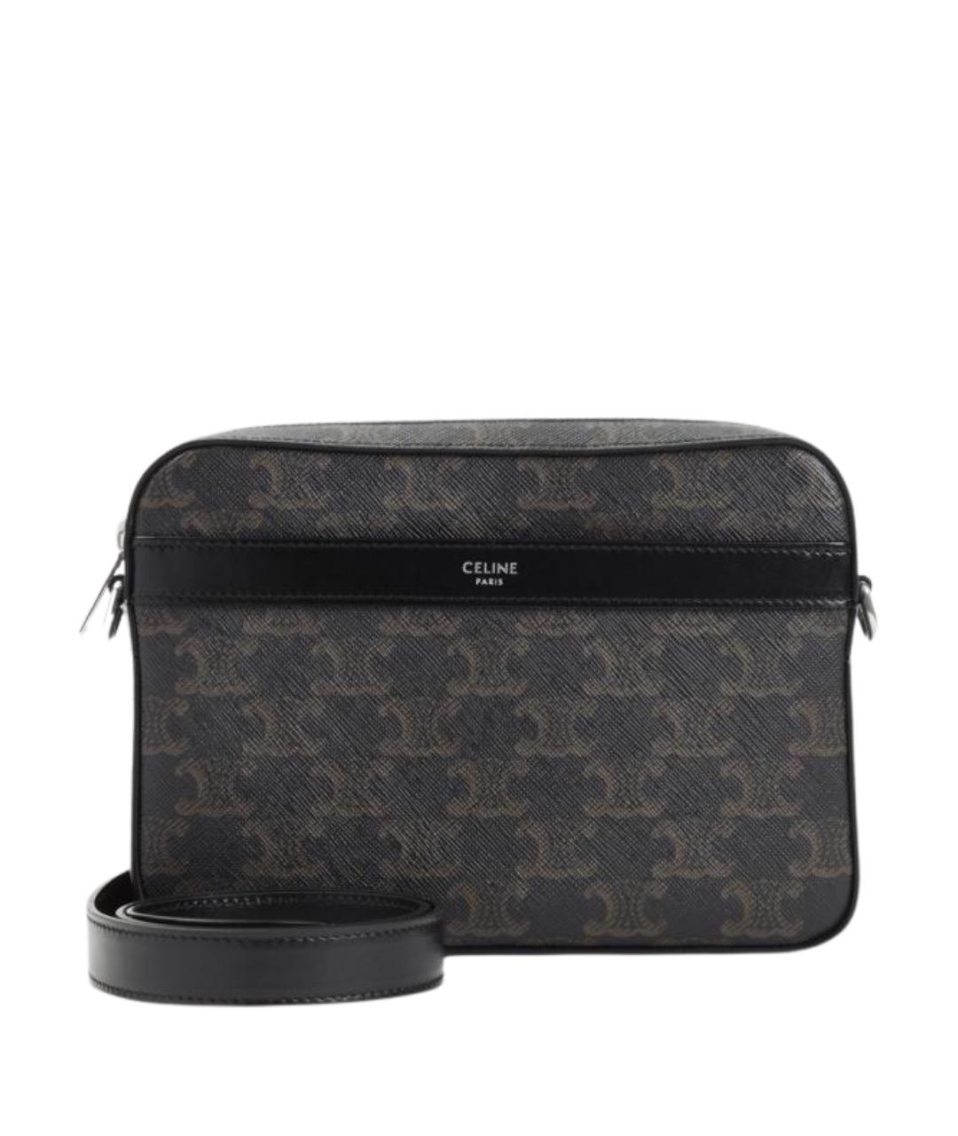 CELINE Черная сумка на плечо, фото 1