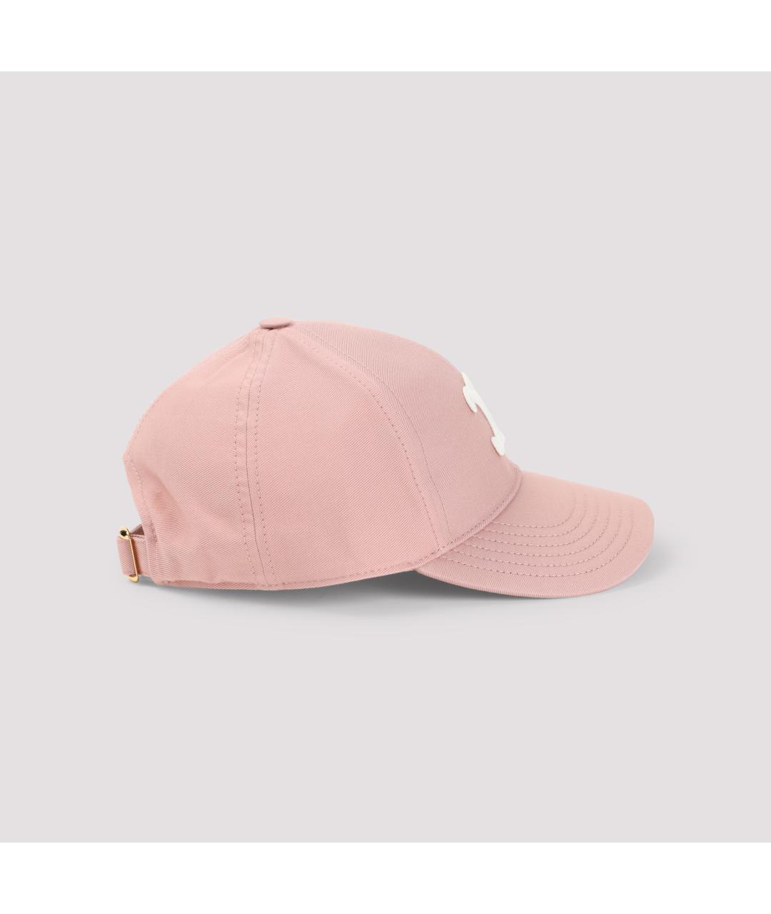 CELINE Розовая хлопковая кепка, фото 3