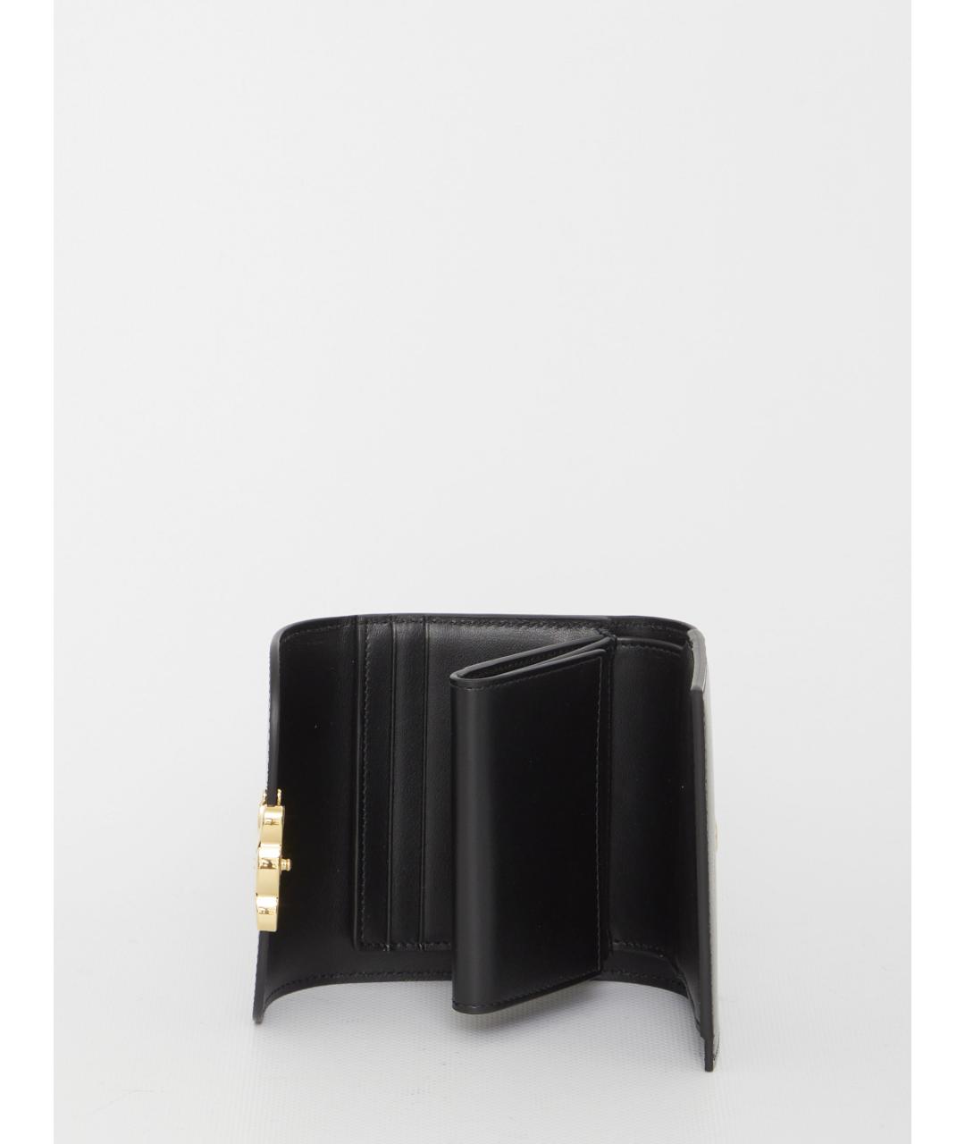 CELINE Черный кожаный кошелек, фото 4