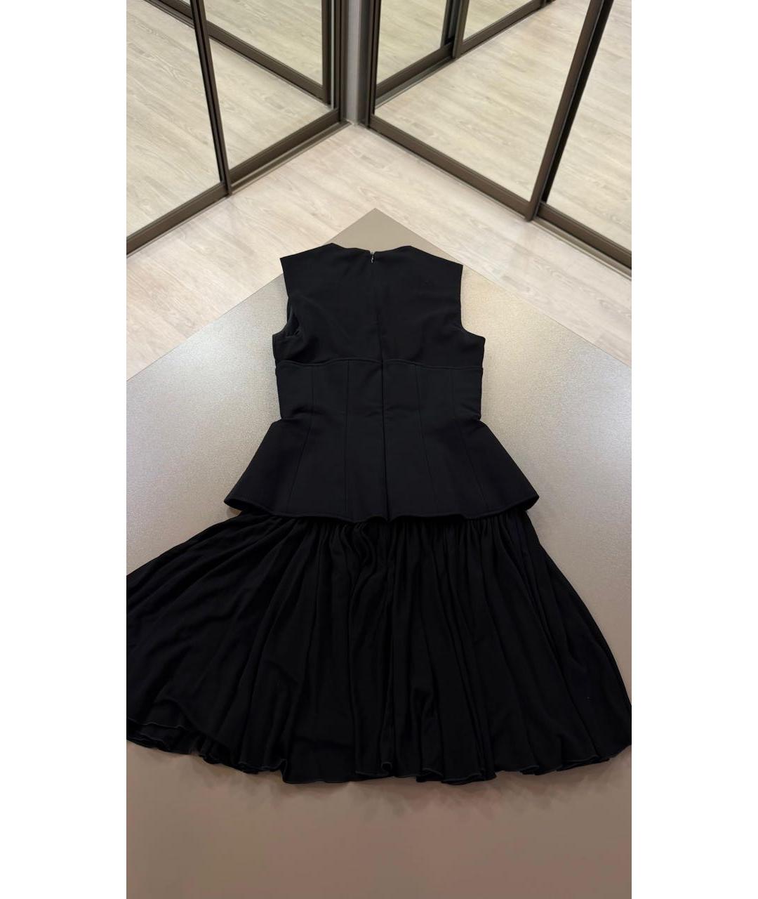 ALEXANDER MCQUEEN Черное коктейльное платье, фото 3