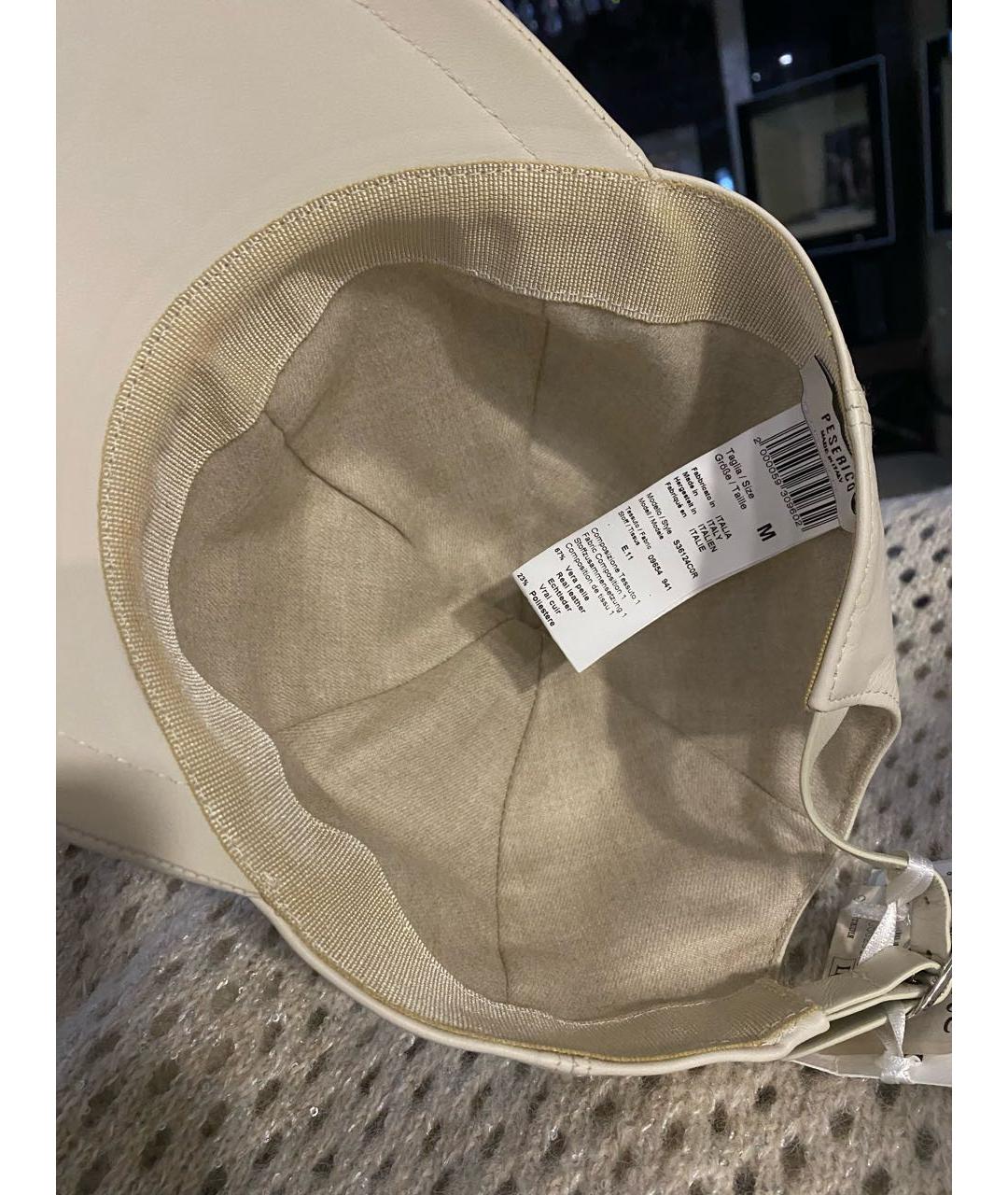PESERICO Бежевая кепка, фото 5
