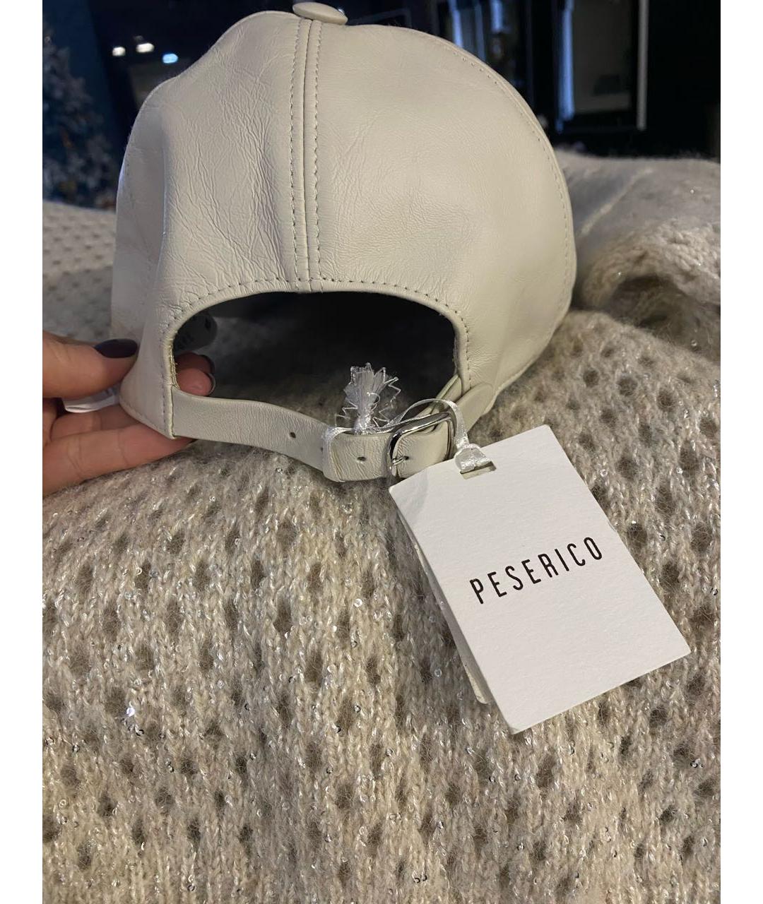 PESERICO Бежевая кепка, фото 4