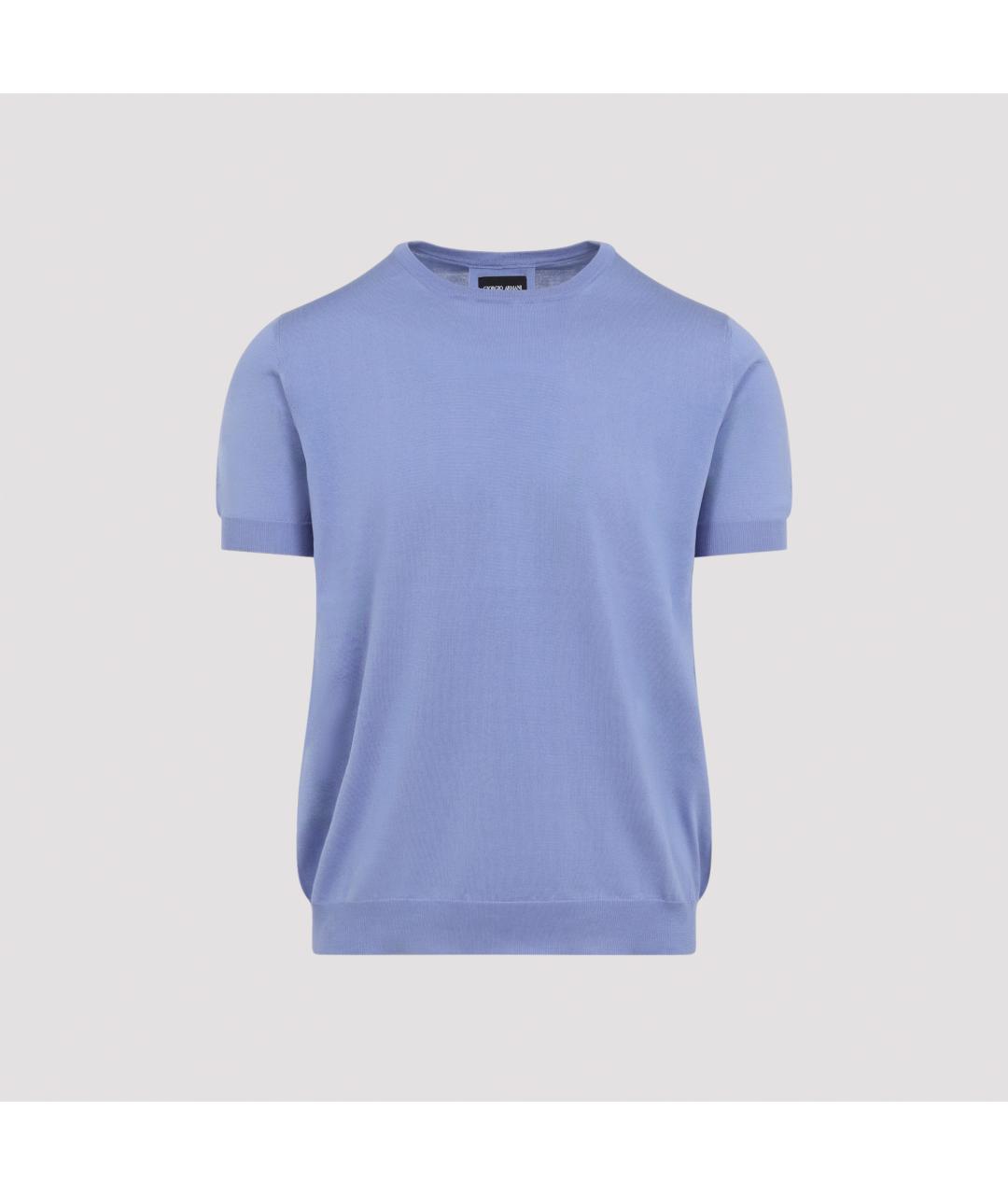 GIORGIO ARMANI Фиолетовый шелковый джемпер / свитер, фото 3