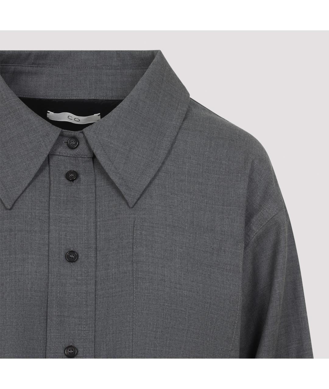 CO Серая шерстяная рубашка, фото 5