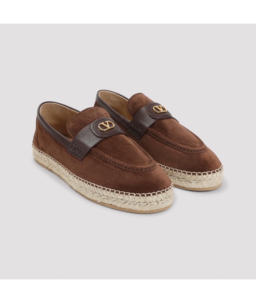 VALENTINO Коричневые замшевые эспадрильи, фото 5