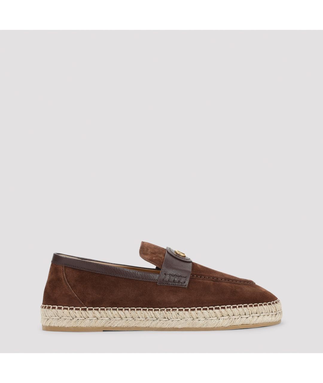 VALENTINO Коричневые замшевые эспадрильи, фото 2