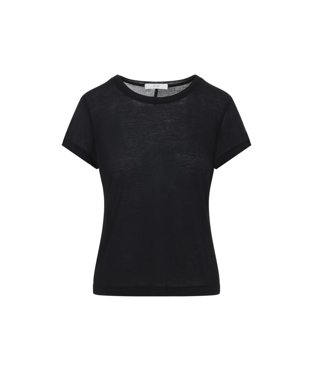 CO Черная хлопковая футболка, фото 1