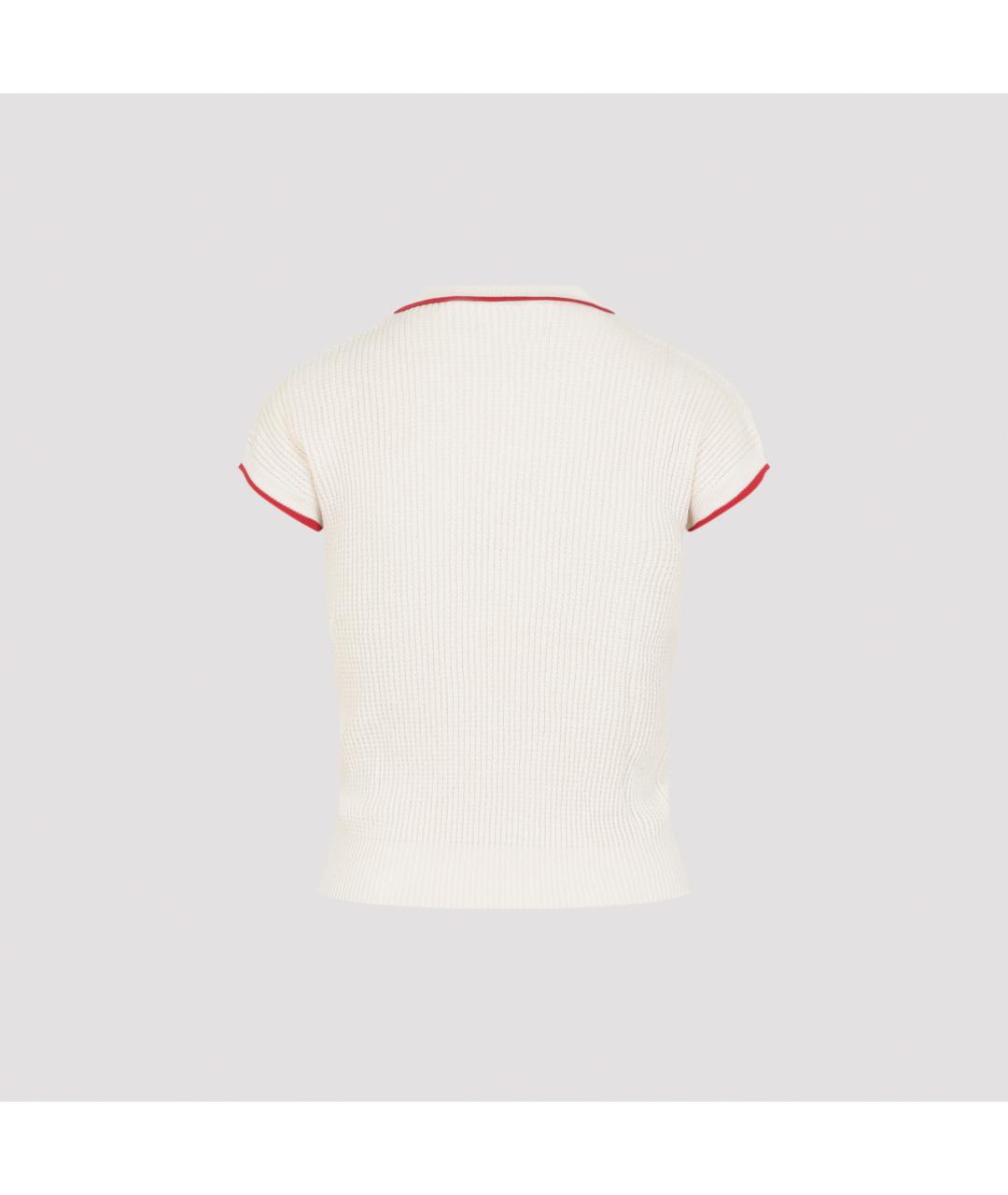 VALENTINO Бежевый хлопковый джемпер / свитер, фото 4