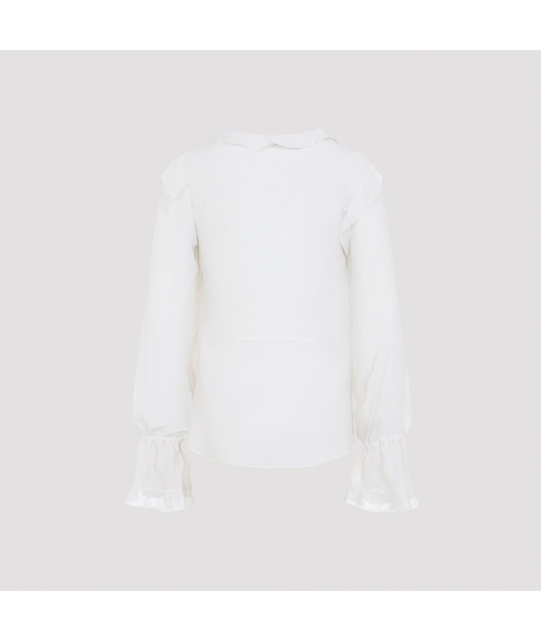 ALBERTA FERRETTI Бежевая синтетическая блузы, фото 4