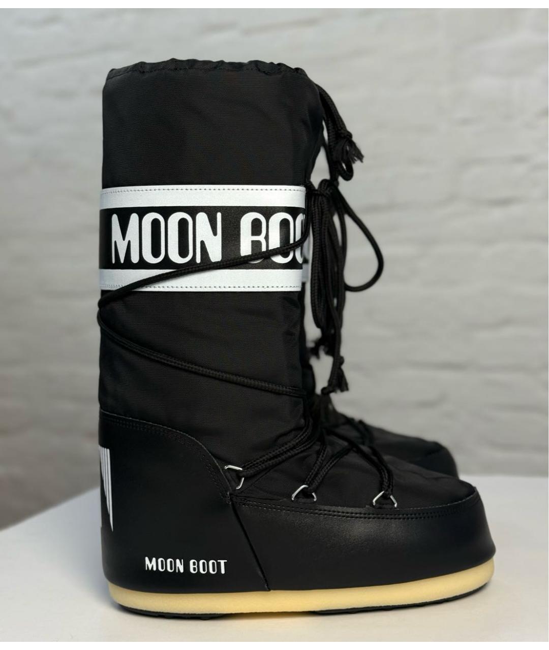 MOON BOOT Черные сапоги, фото 9