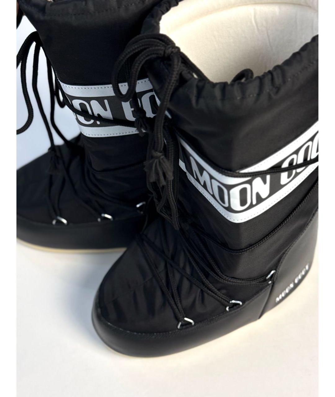MOON BOOT Черные сапоги, фото 7