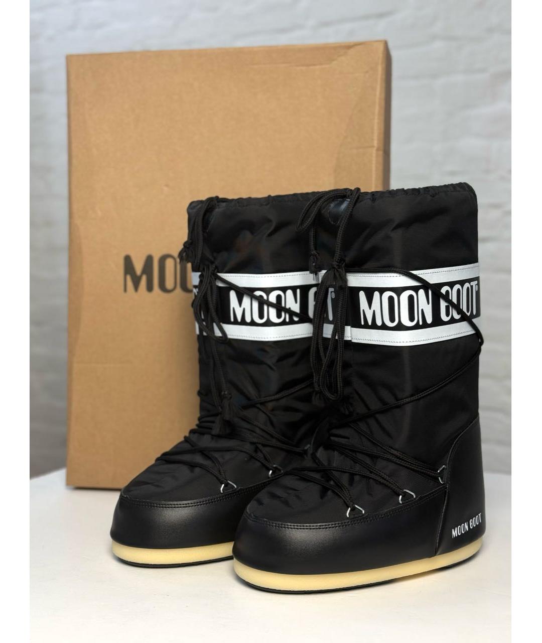 MOON BOOT Черные сапоги, фото 6