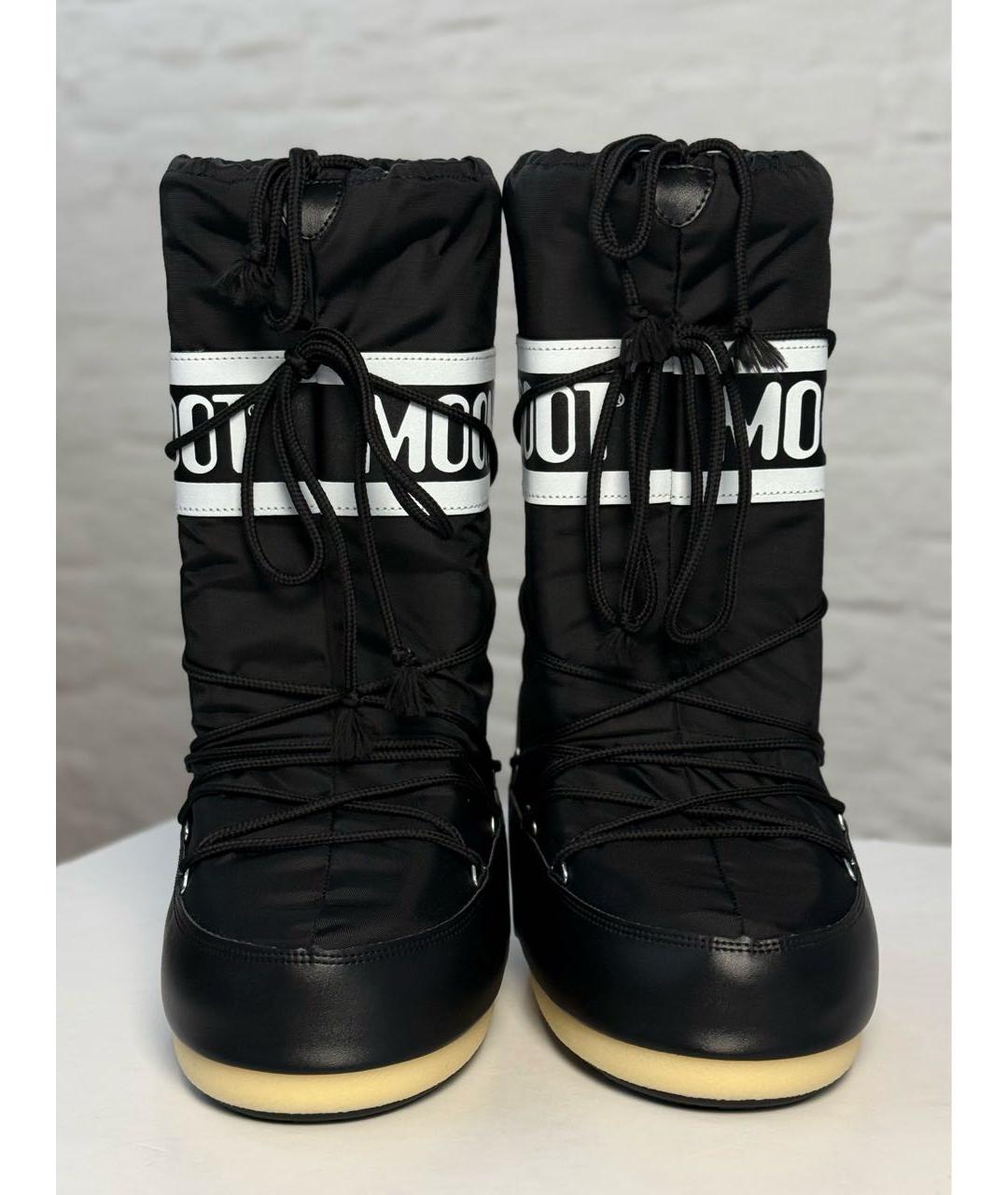 MOON BOOT Черные сапоги, фото 2