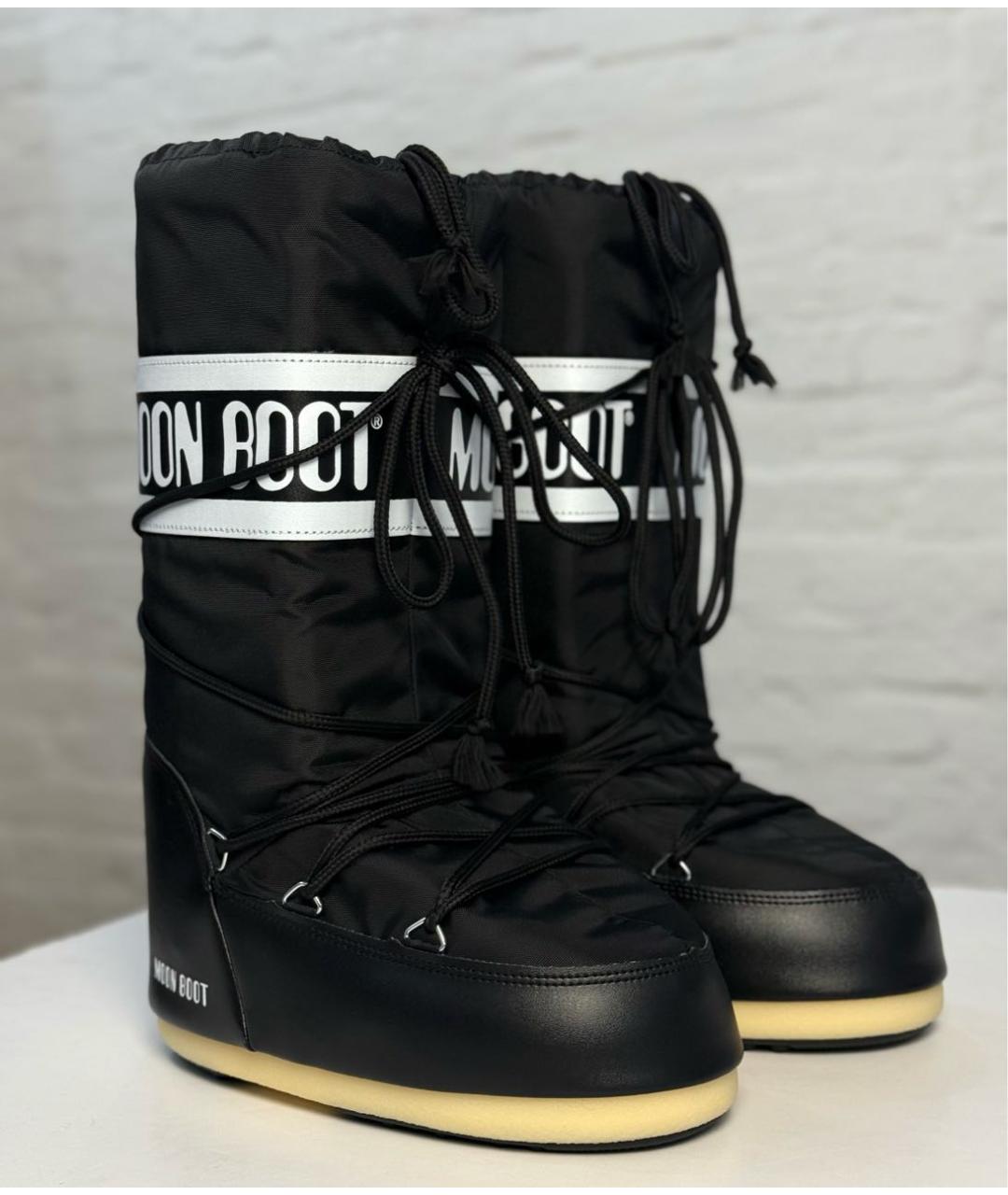 MOON BOOT Черные сапоги, фото 3