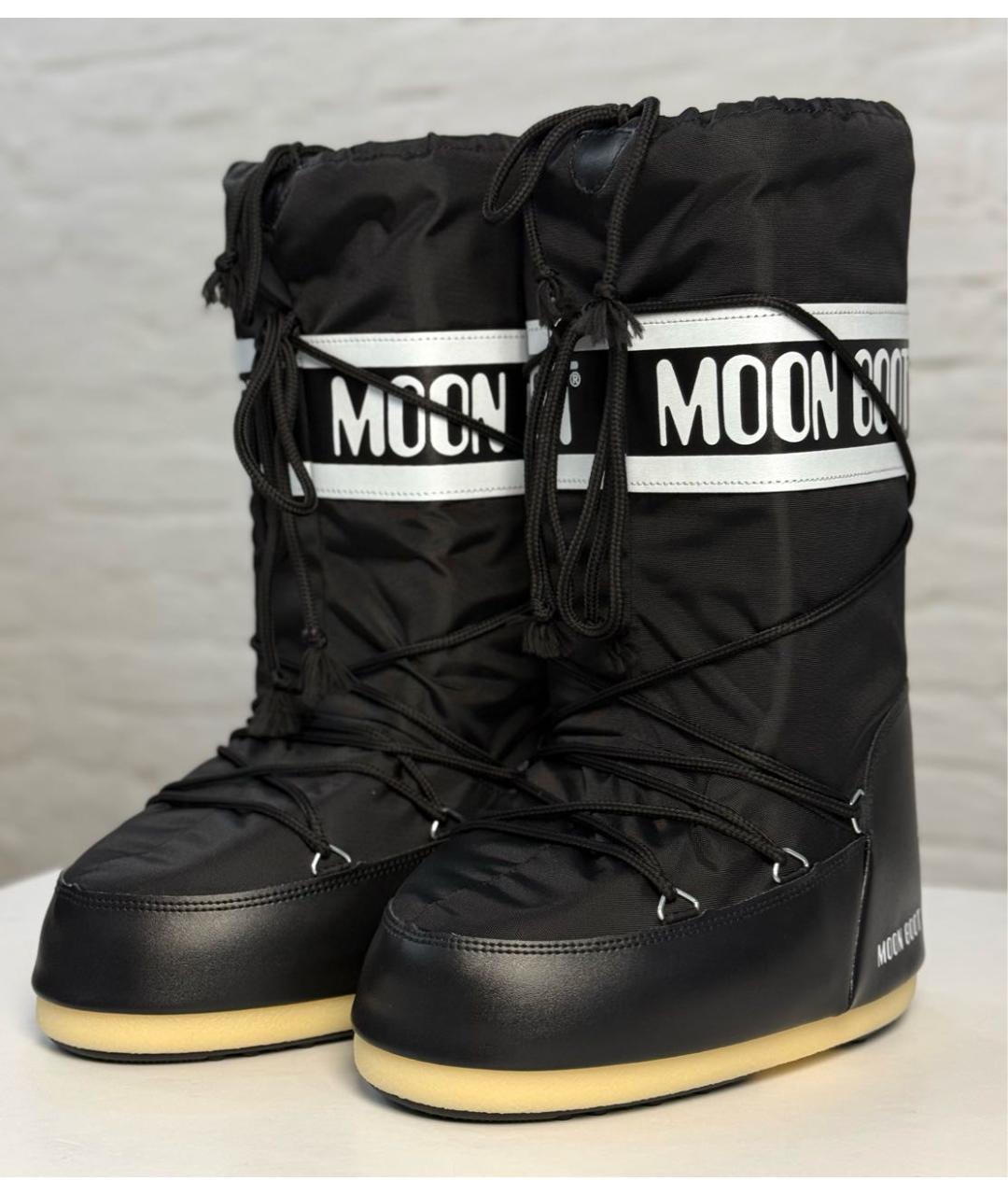 MOON BOOT Черные сапоги, фото 5