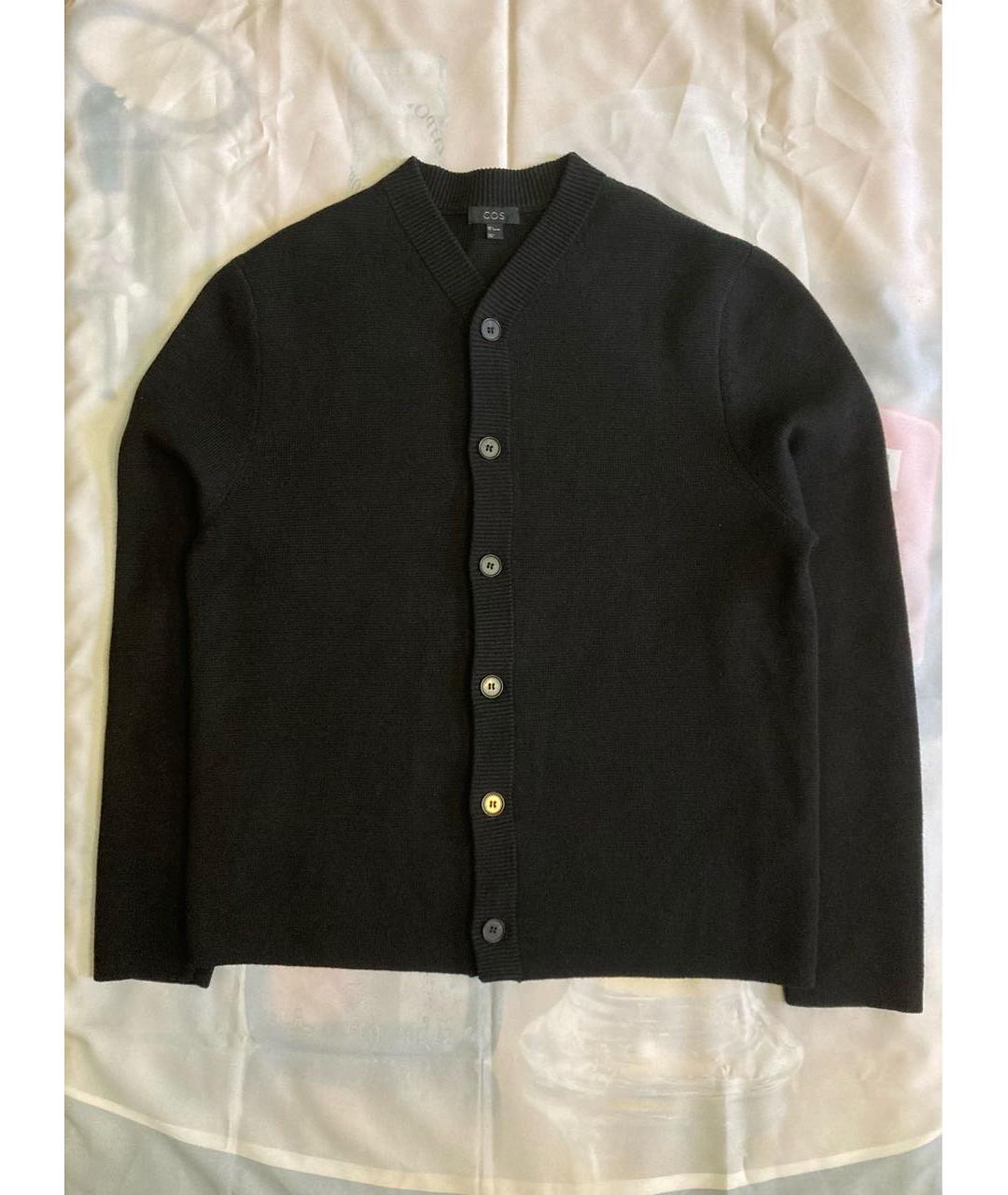 COS Черный шерстяной кардиган, фото 6