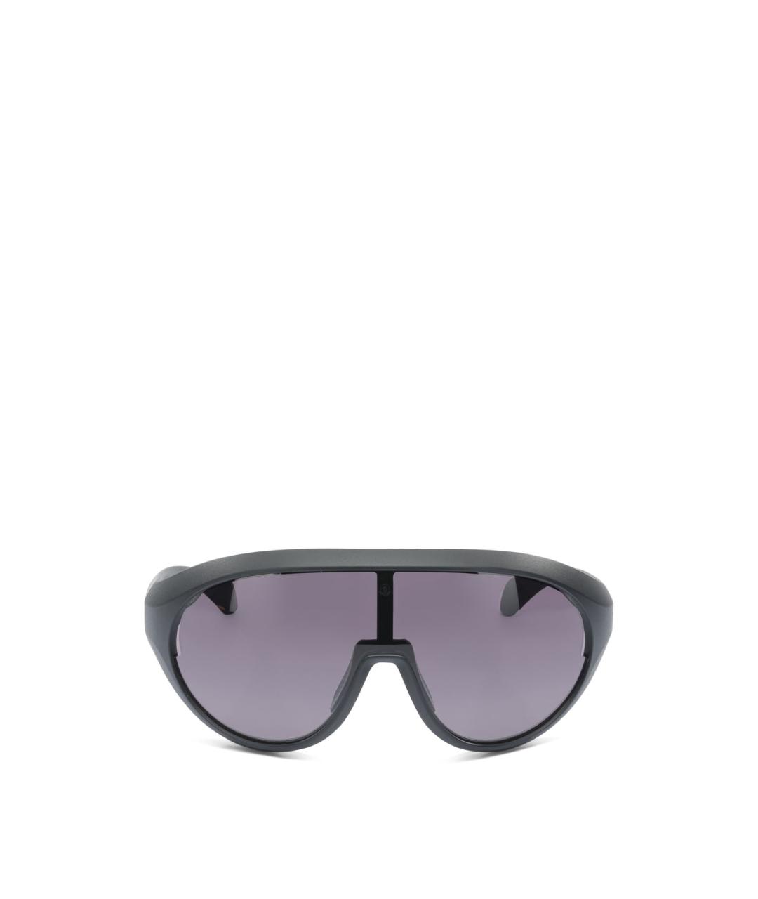 RICK OWENS Черные пластиковые солнцезащитные очки, фото 1