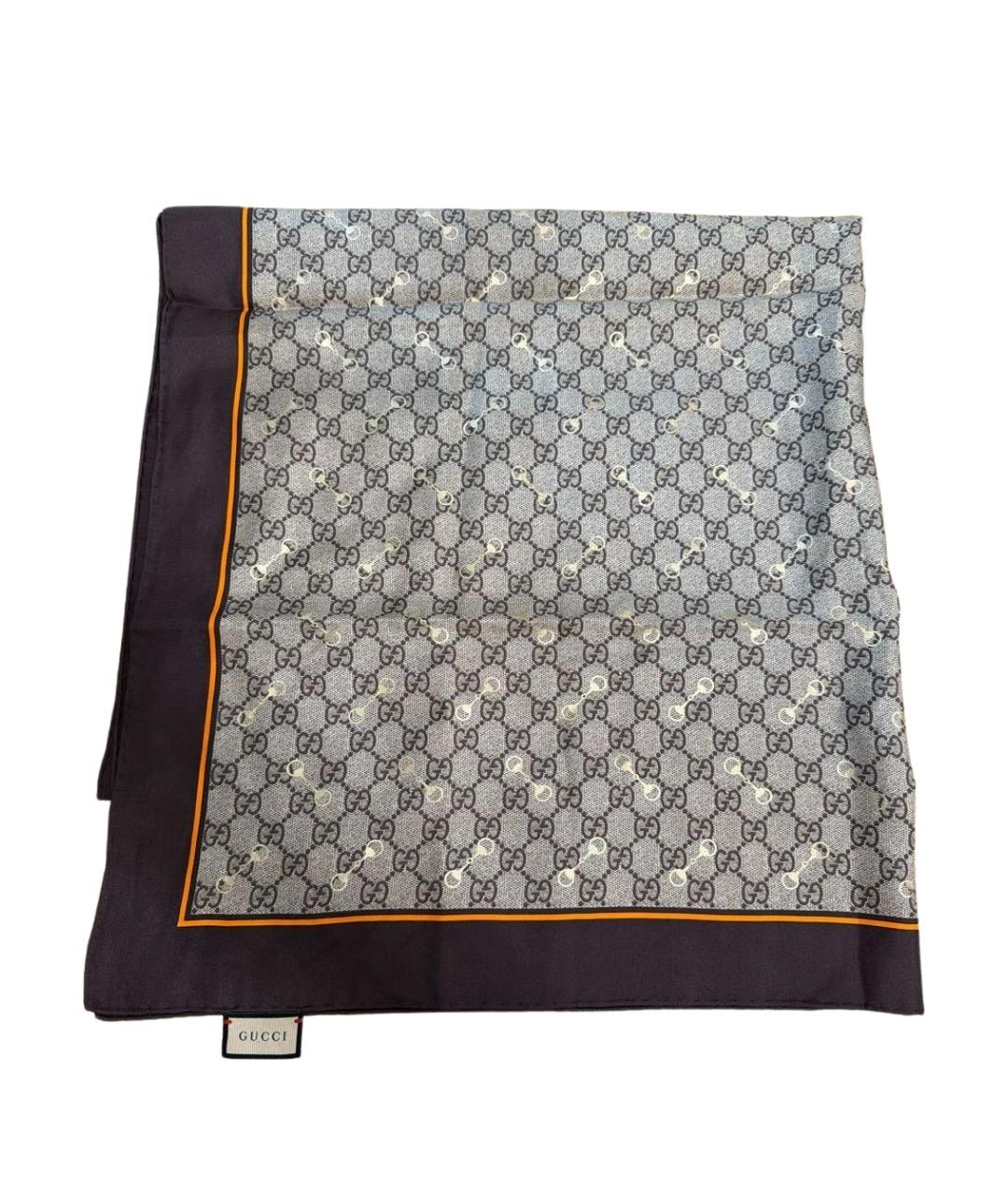 GUCCI Мульти шелковый платок, фото 1