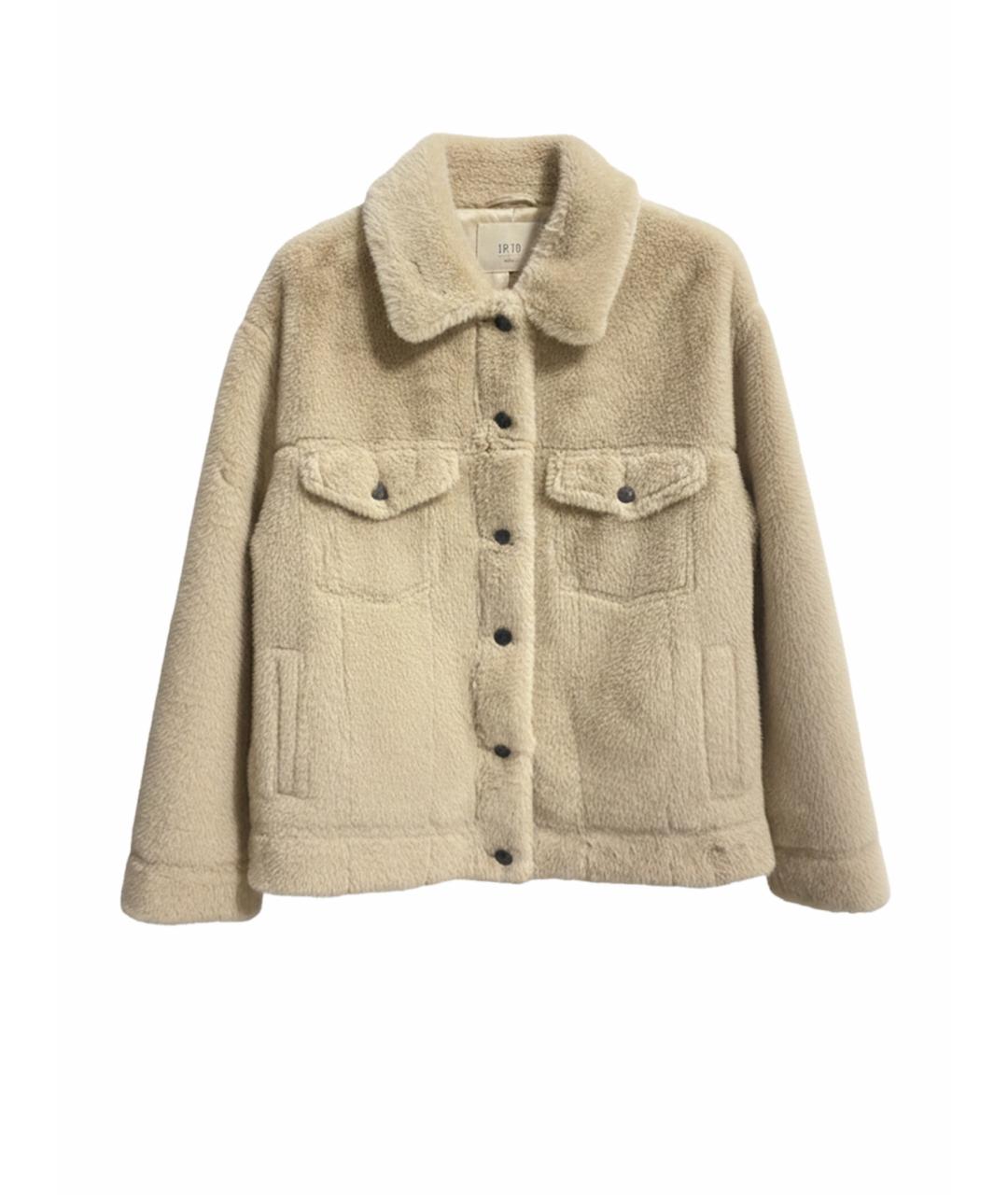 SEVENTY Бежевая шуба, фото 1