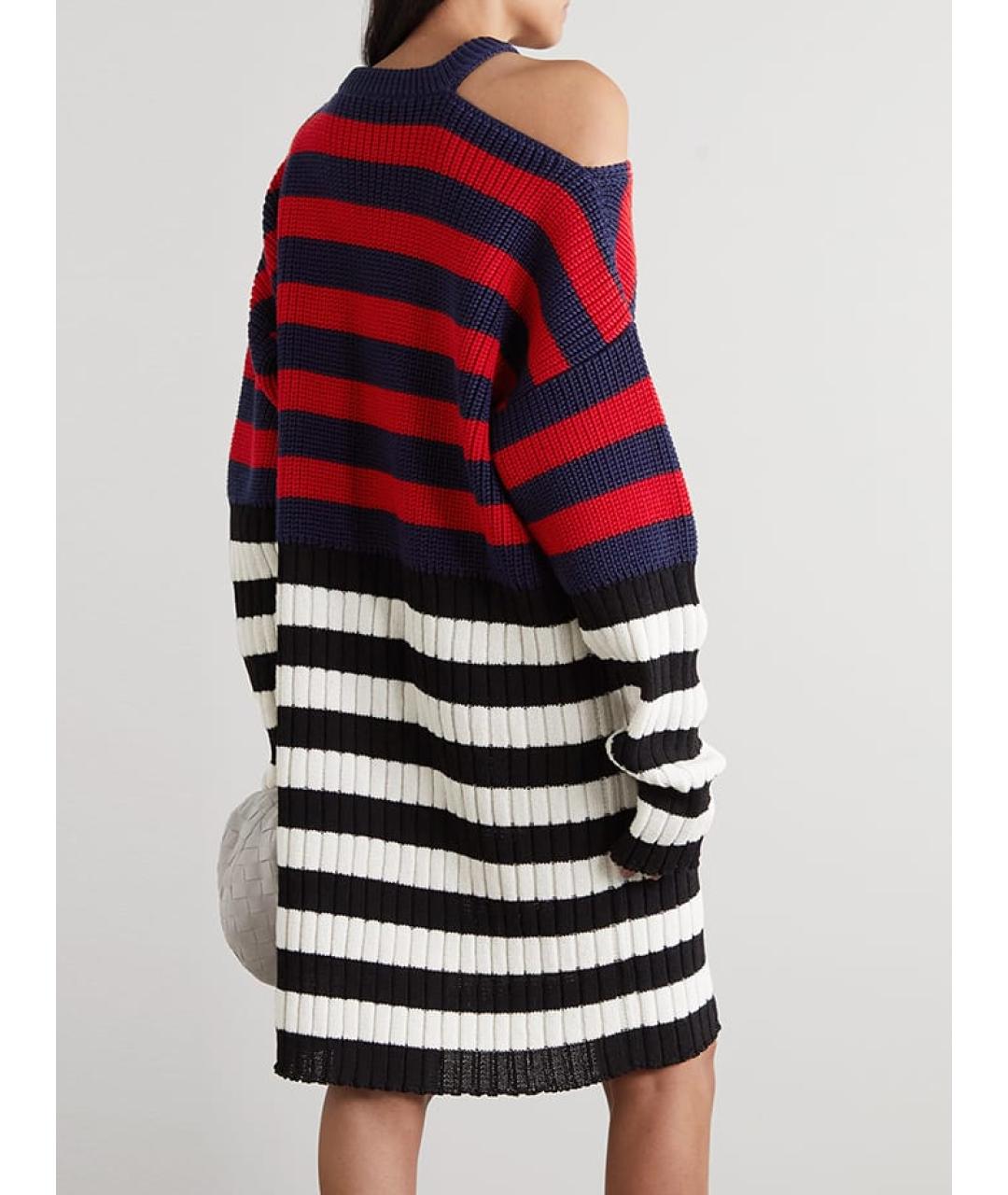 BALMAIN Мульти шерстяное повседневное платье, фото 3